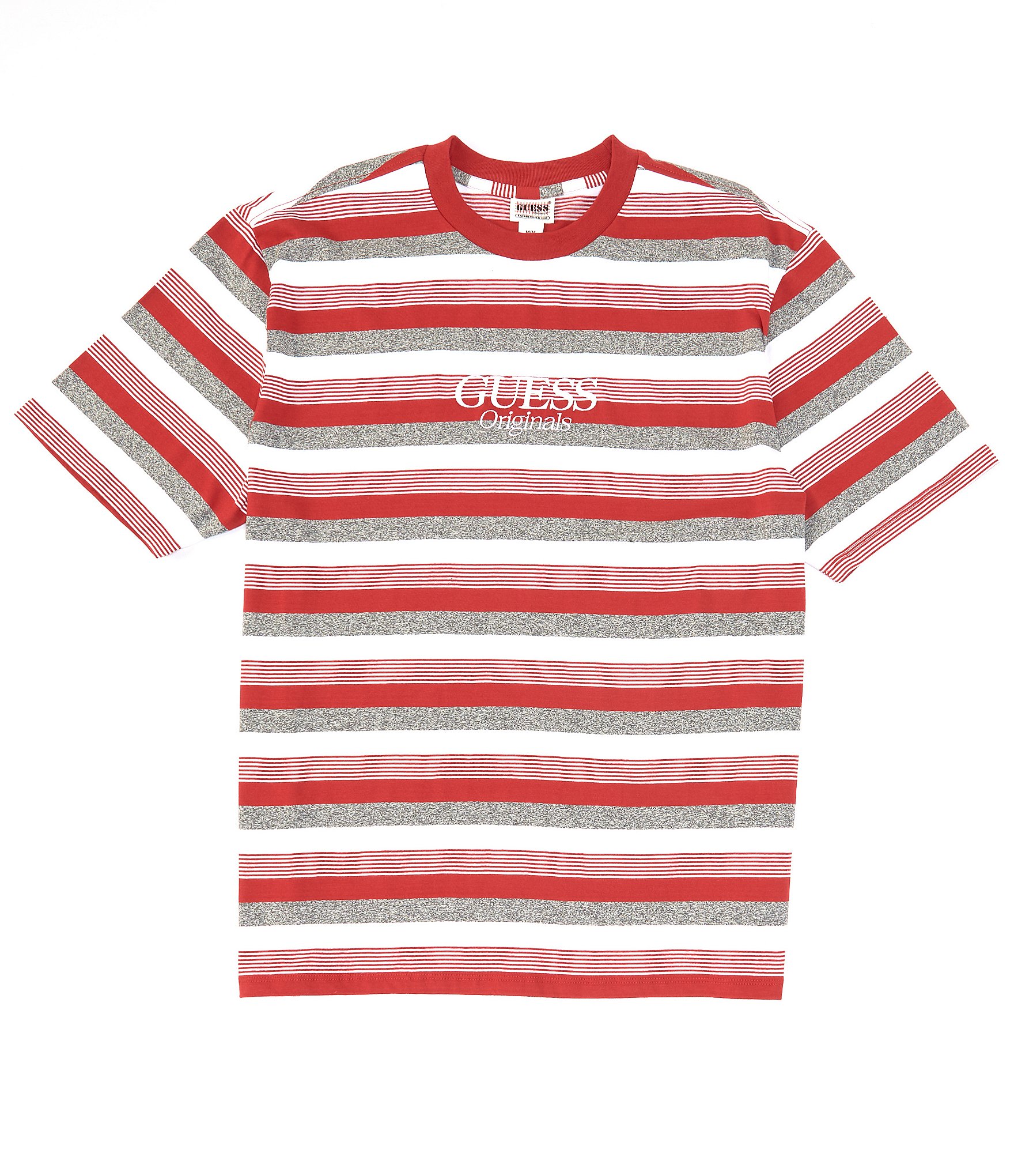 drivhus ambition I forhold Guess Originals Cole Short-Sleeve Striped Tee | Dillard's