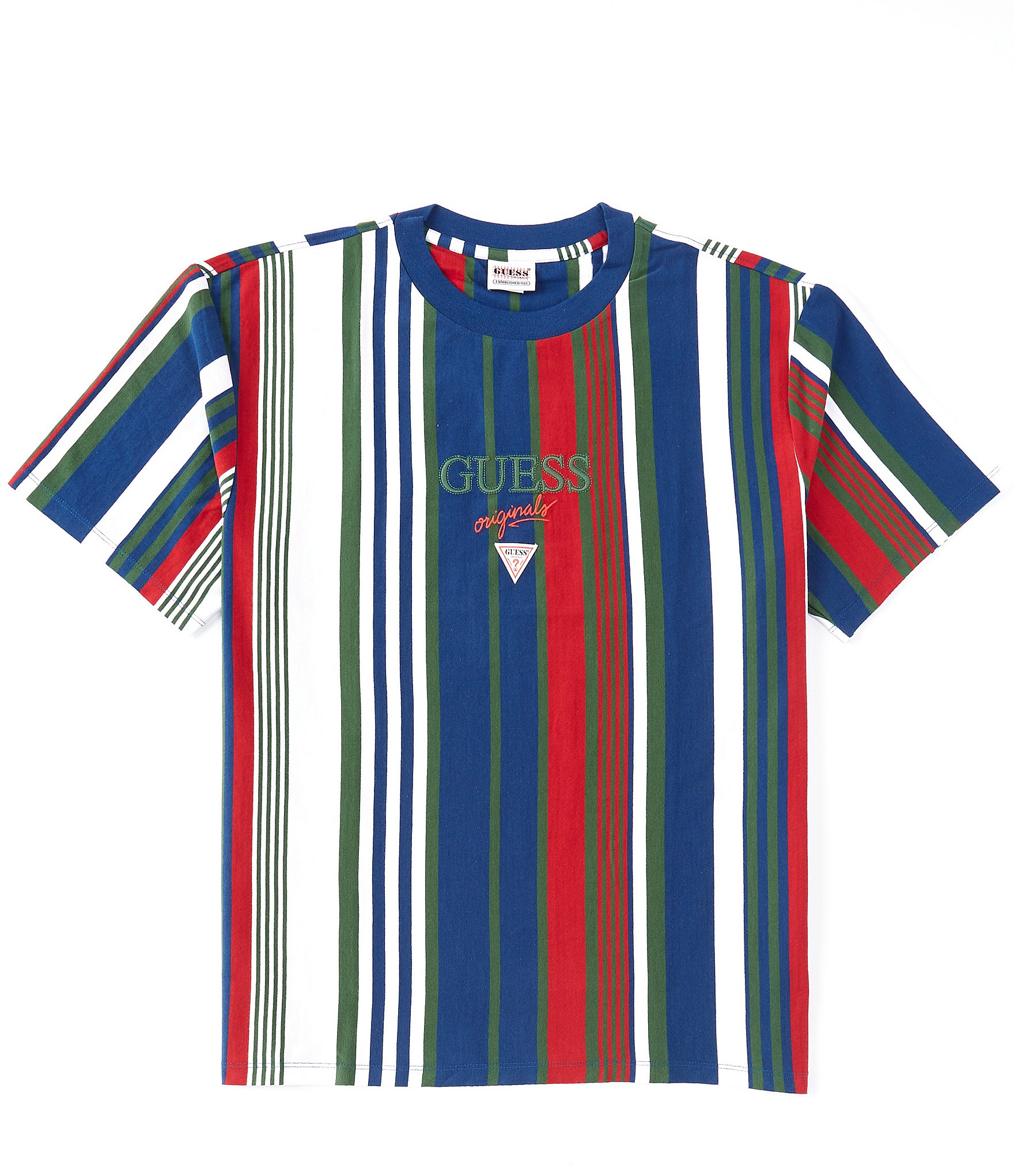 Guess Logo Striped Shirt | lupon.gov.ph