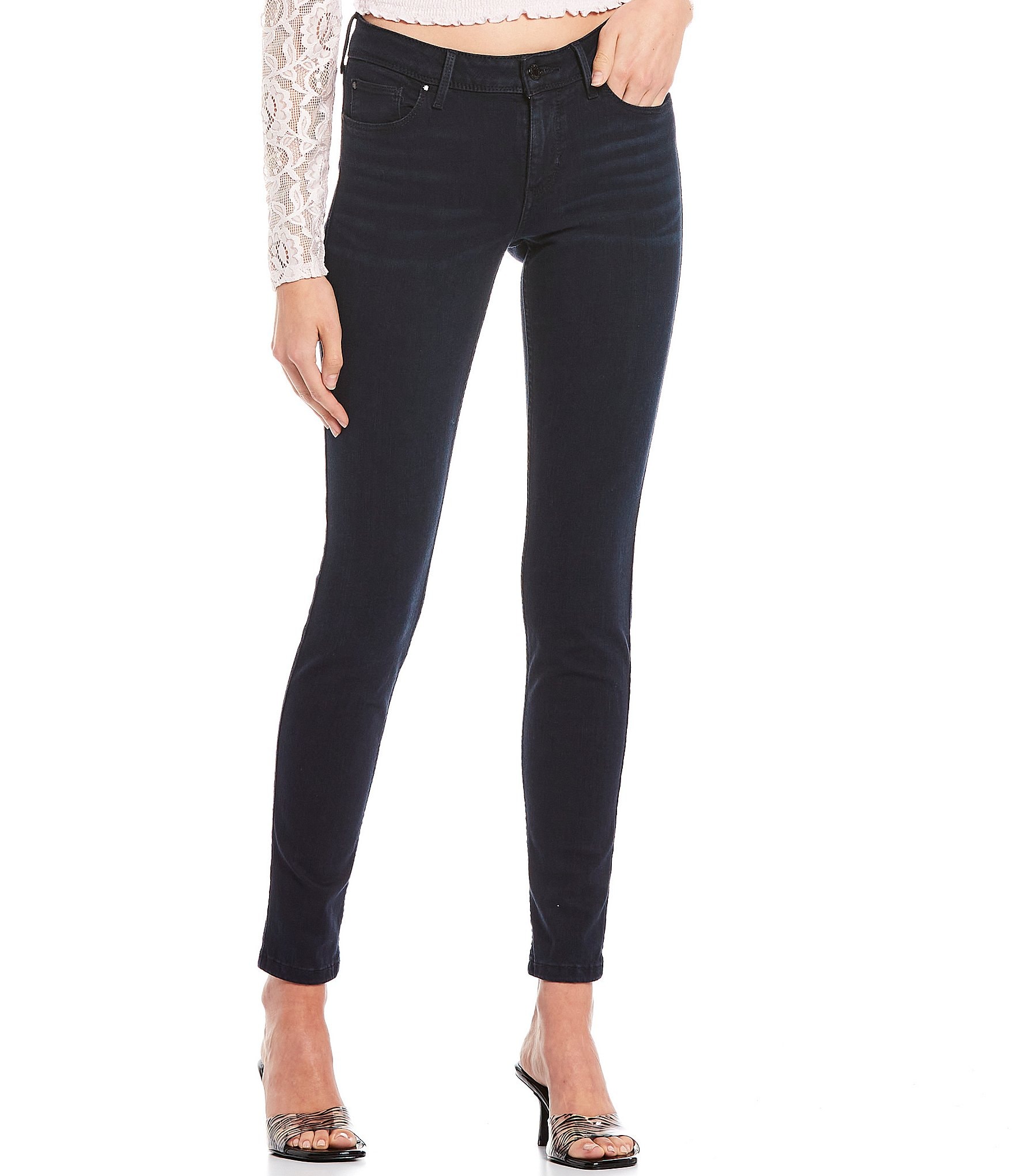 galope Flexible Surgir Guess Power Mid Rise Skinny Jeans | Dillard's