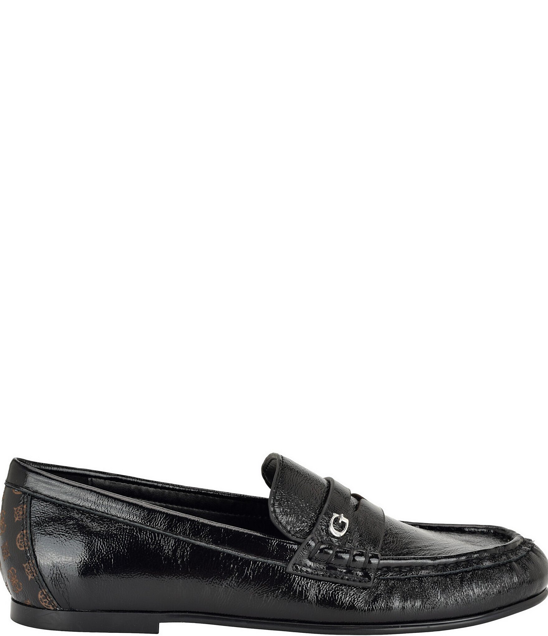 Guess Raivo Leather Penny Loafers