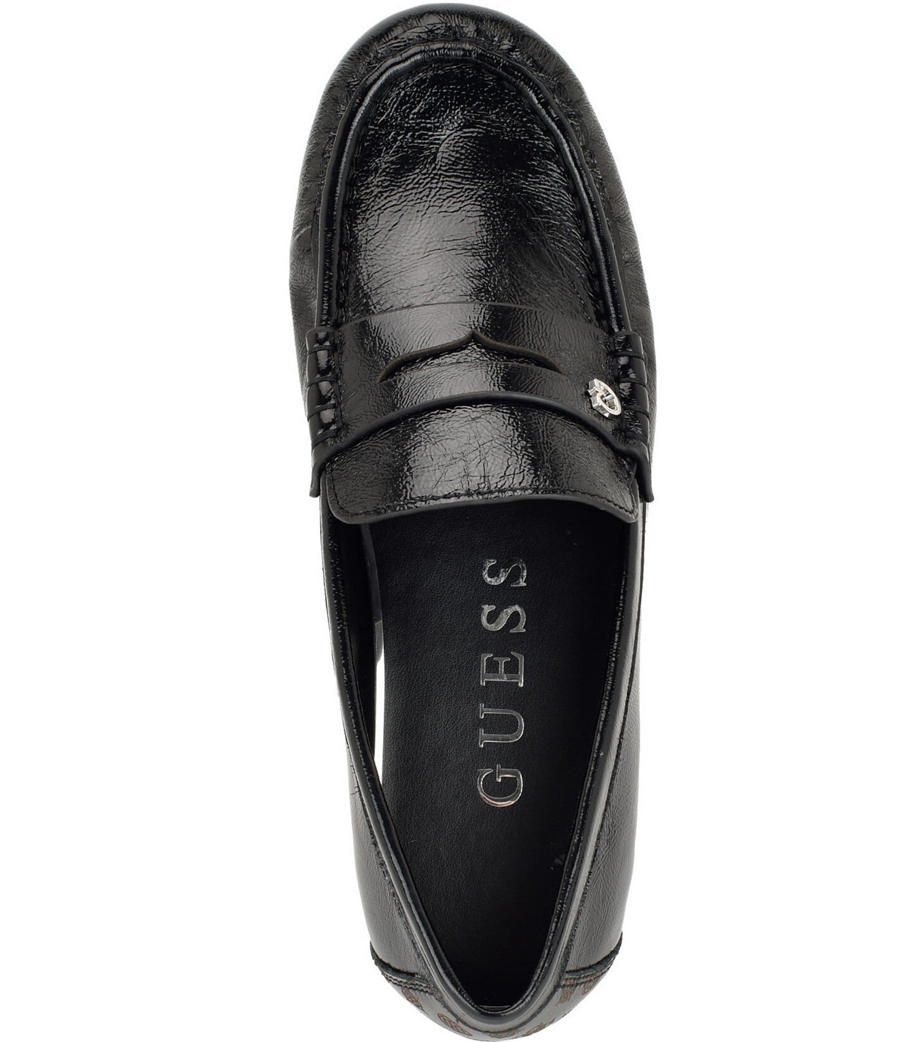Guess Raivo Leather Penny Loafers