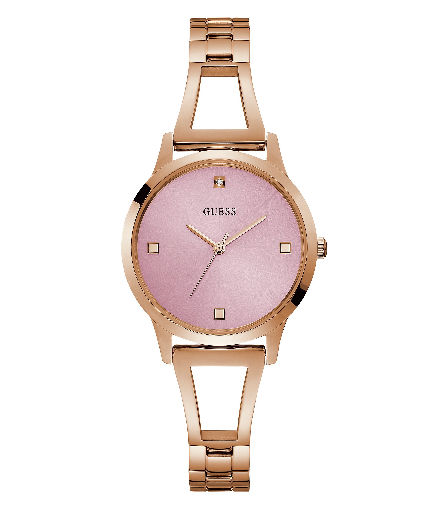 guess rose gold watches