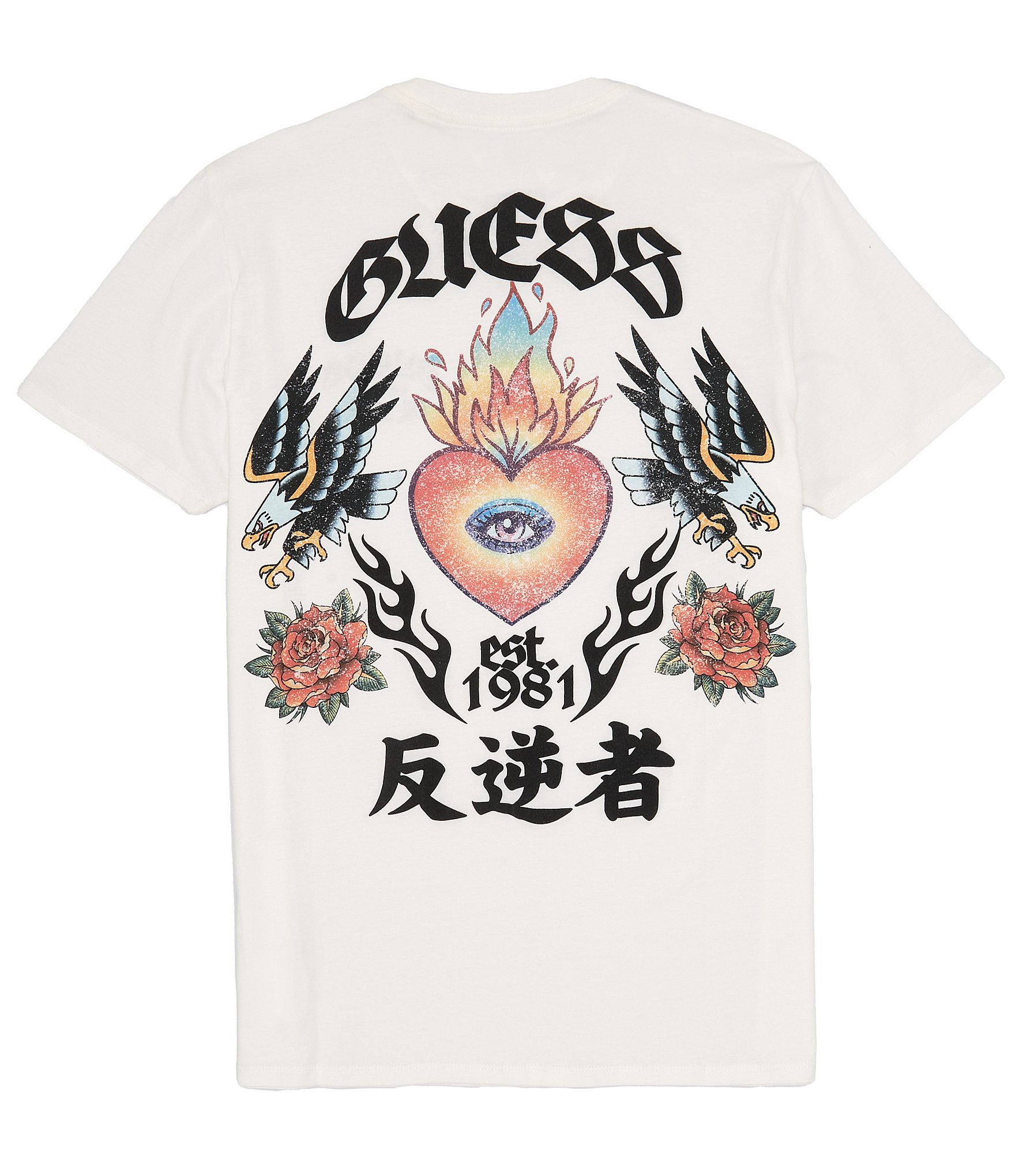 Guess eagle 2025 t shirt