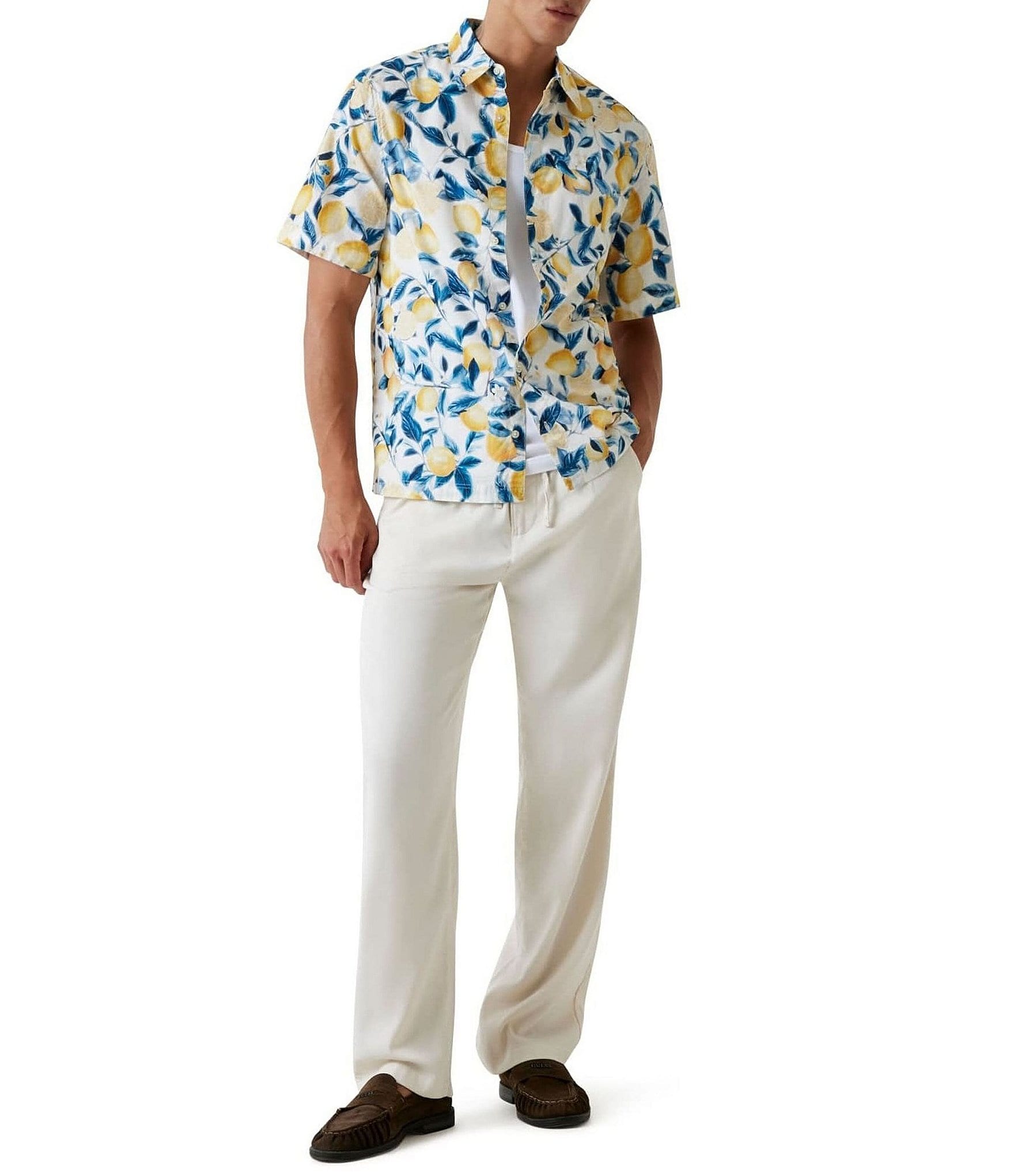 Guess Short Sleeve Lemon Print Shirt