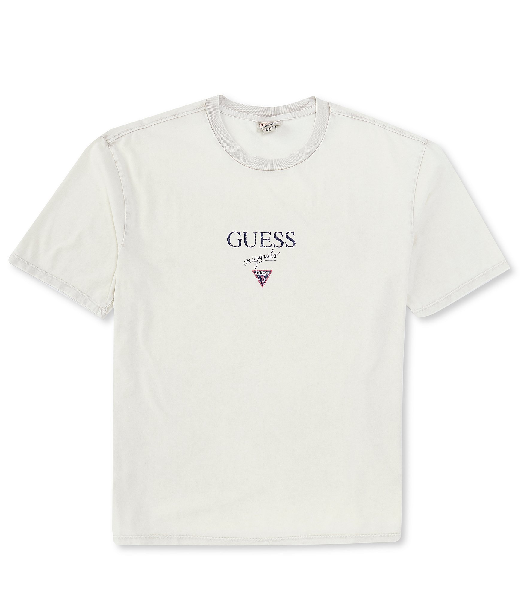 Guess Short Sleeve Printed Baker Logo T-Shirt