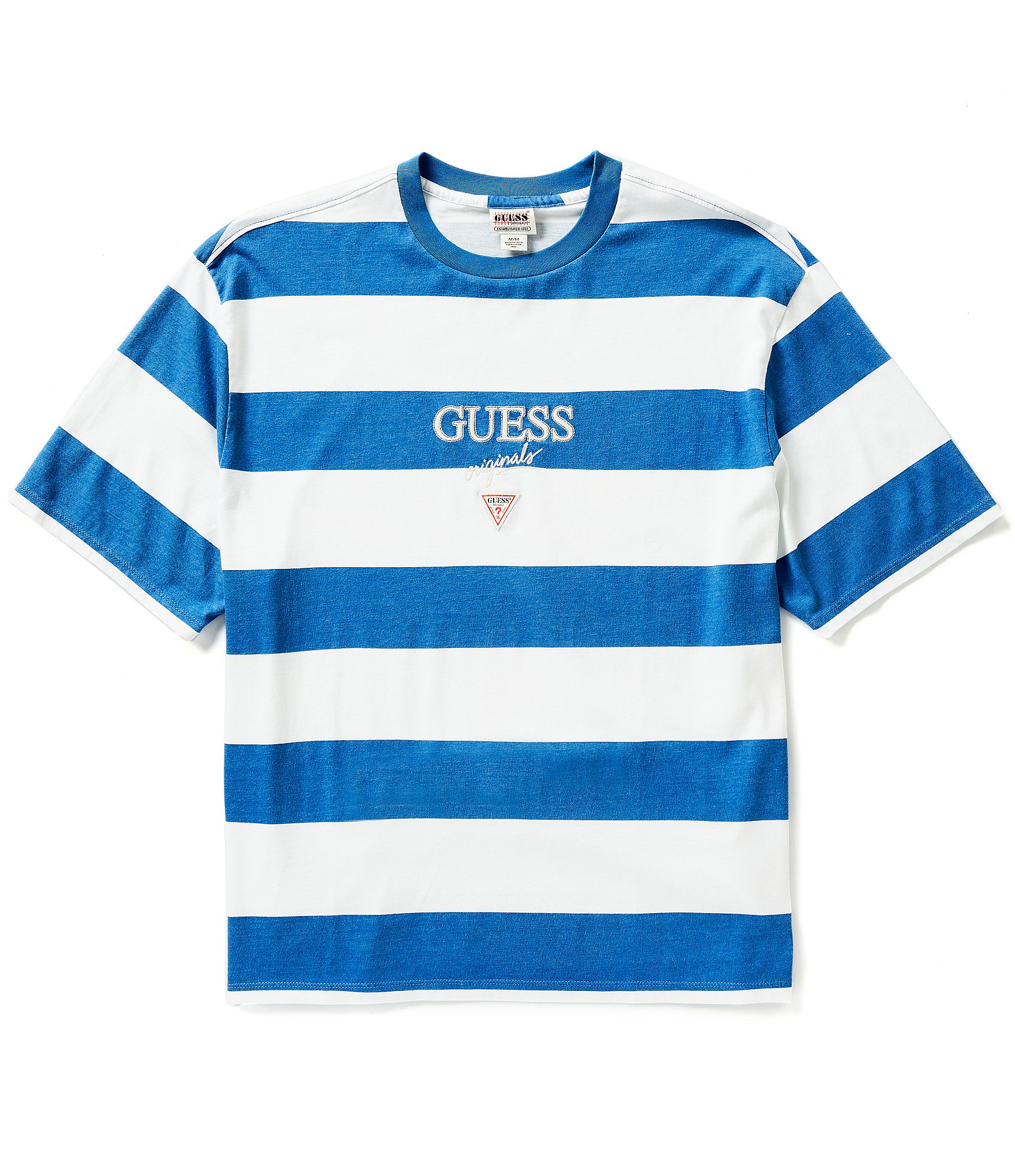 Række ud solidaritet slette Guess Short Sleeve Rugby-Stripe T-Shirt | Dillard's