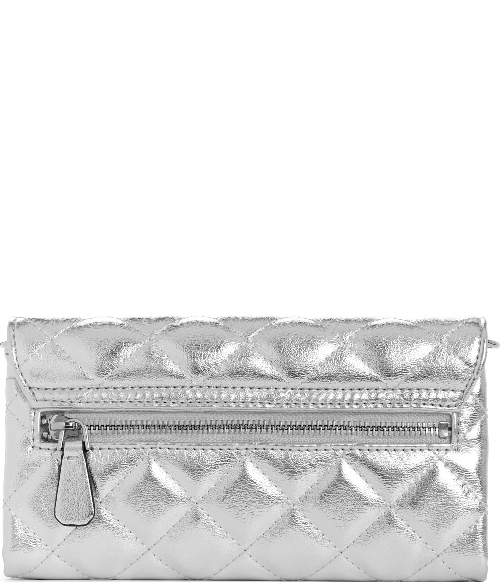 Guess Tali Metallic Crossbody Flap Bag