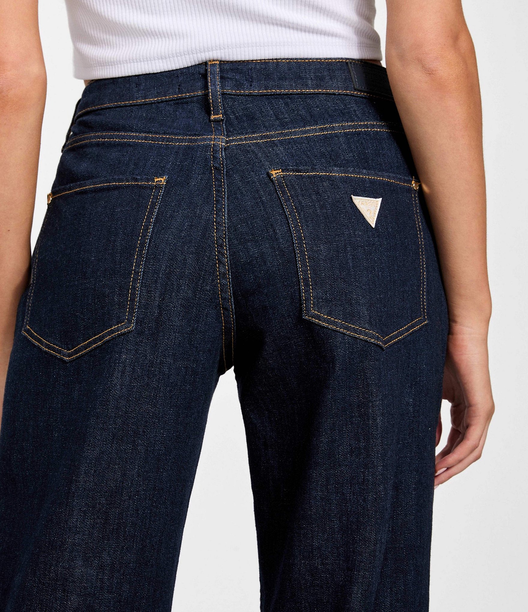 Guess Wide Leg Mid Rise Jeans