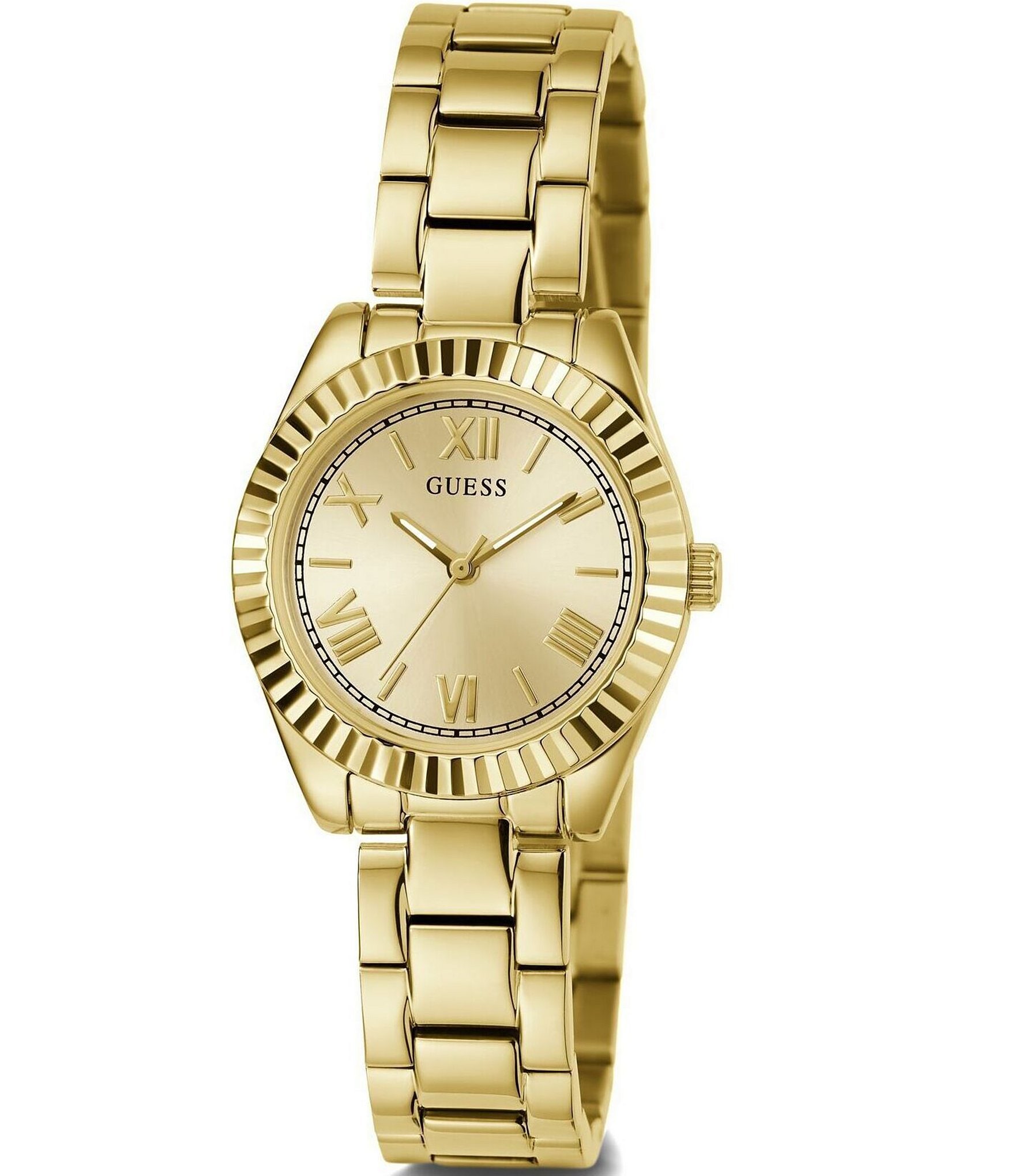 Guess Women's Analog Gold Tone Stainless Steel Bracelet 30mm Watch