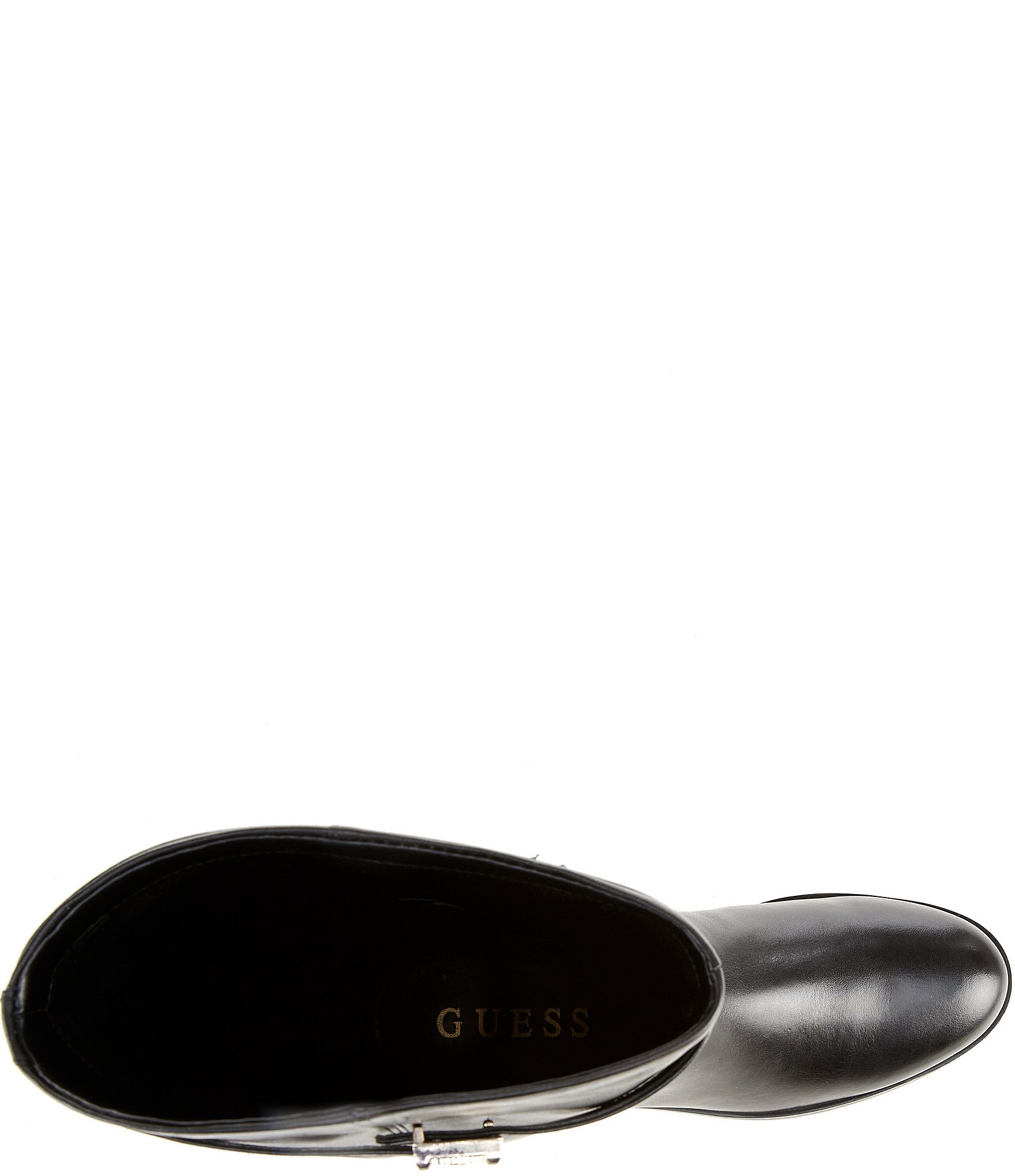 Guess Zoro Leather Tall Riding Boots