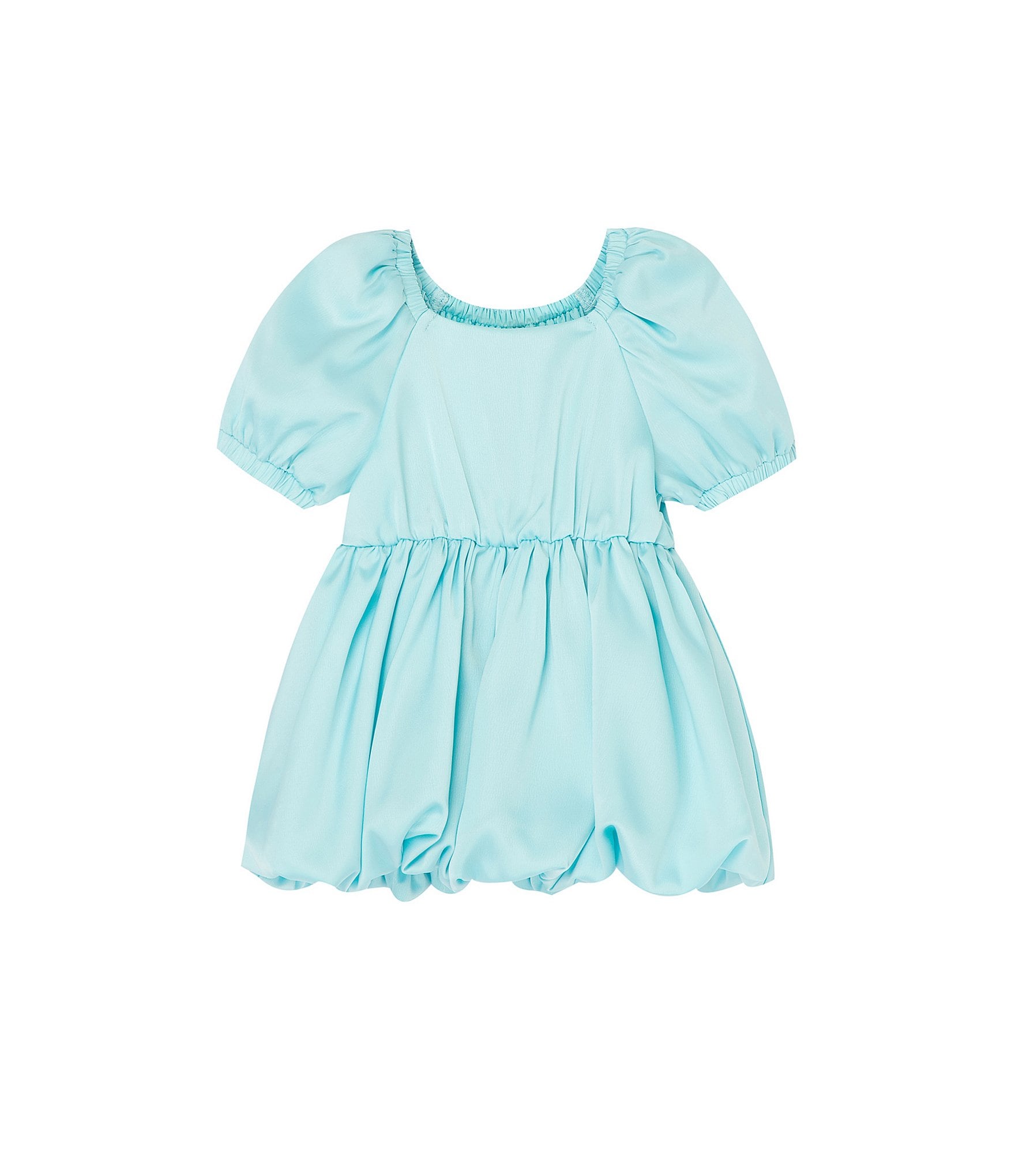 Habitual Baby Girls 12-24 Months Puff Sleeve Charmeuse Bubble Dress ...