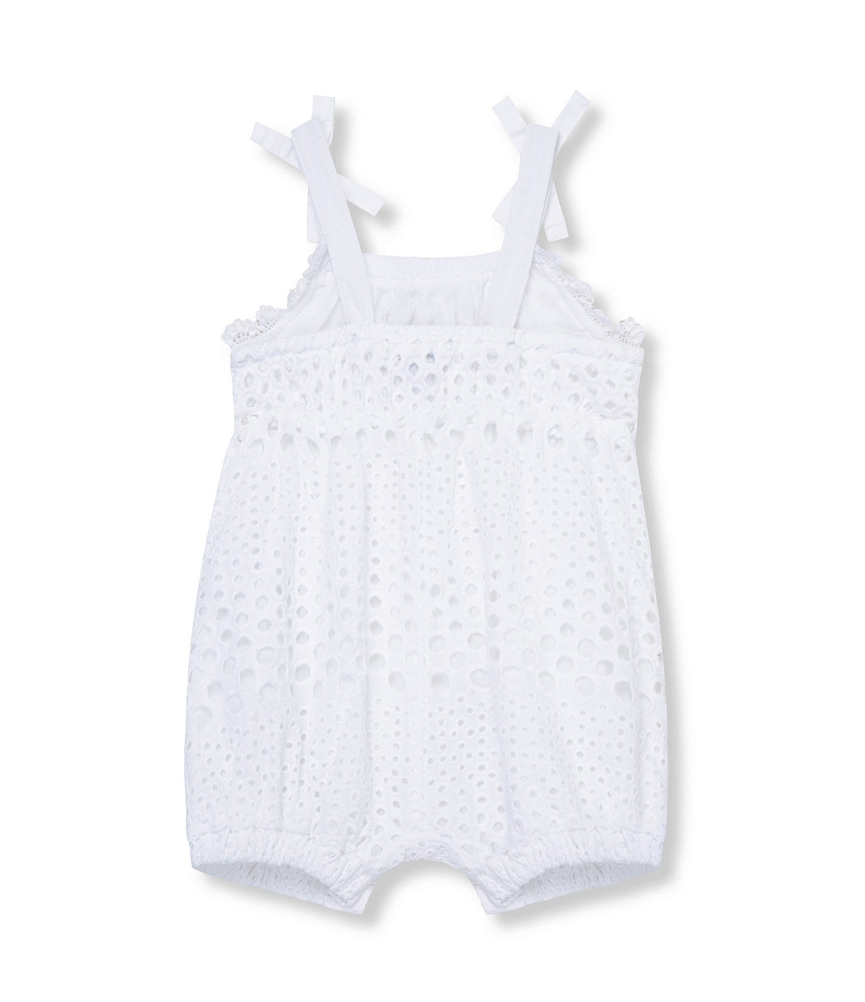 Habitual Baby Girls 12-24 Months Sleeveless Eyelet-Embroidered Babydoll Romper