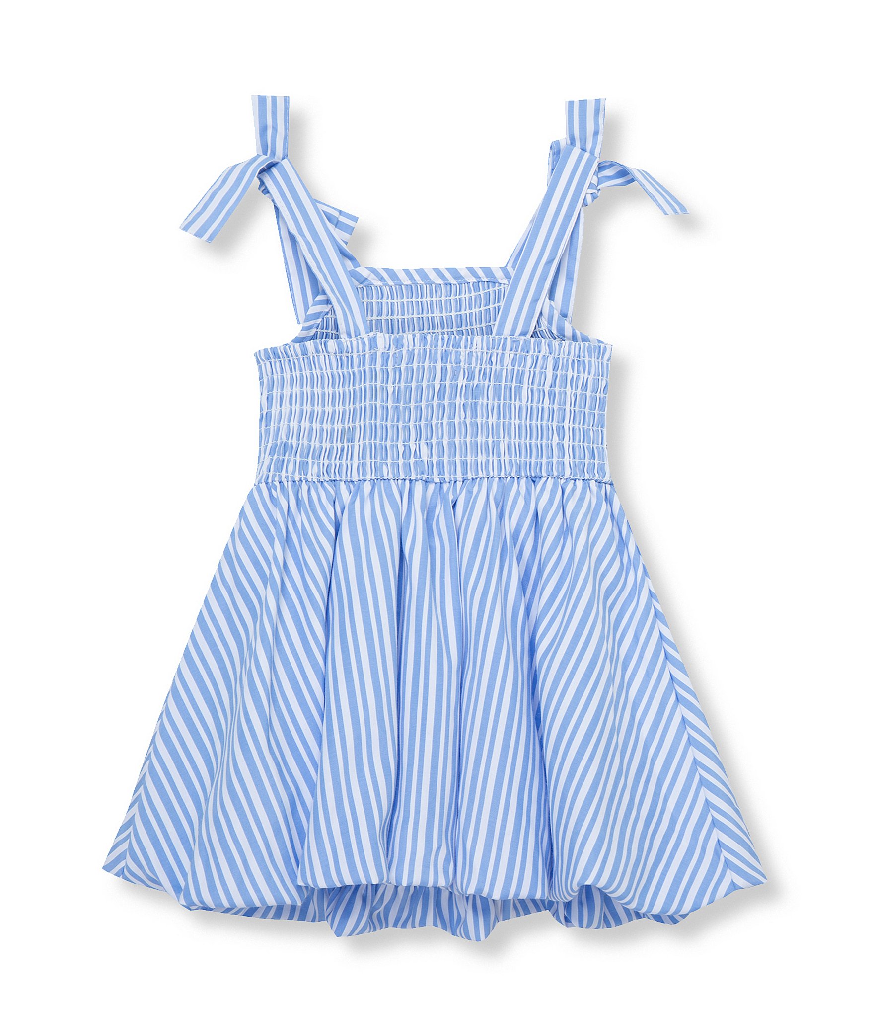 Habitual Baby Girls 12-24 Months Sleeveless Striped Smocked Fit-And-Flare Dress