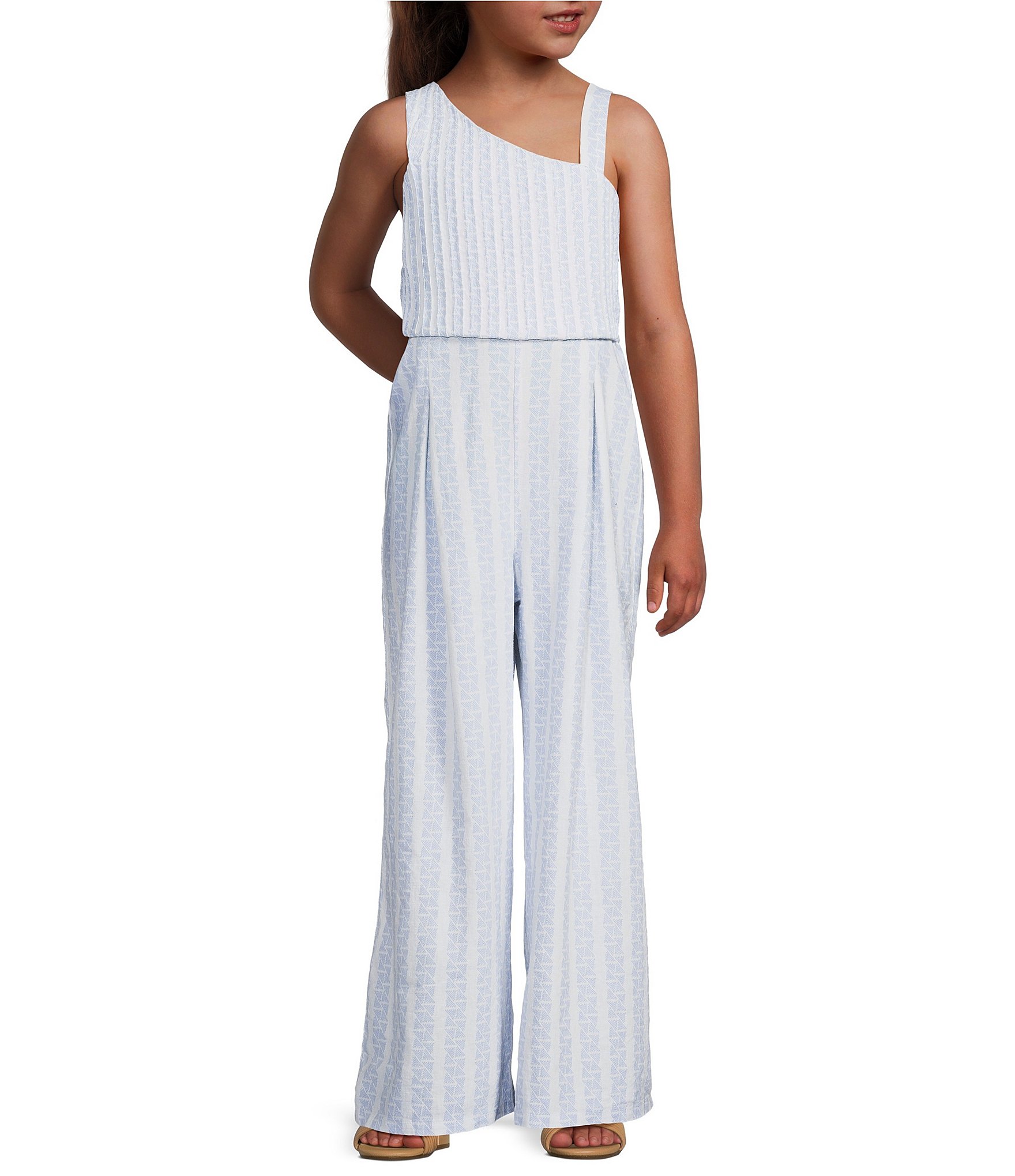 Habitual Big Girls 7-16 Asymmetrical Wide Leg Jumpsuit | Dillard's