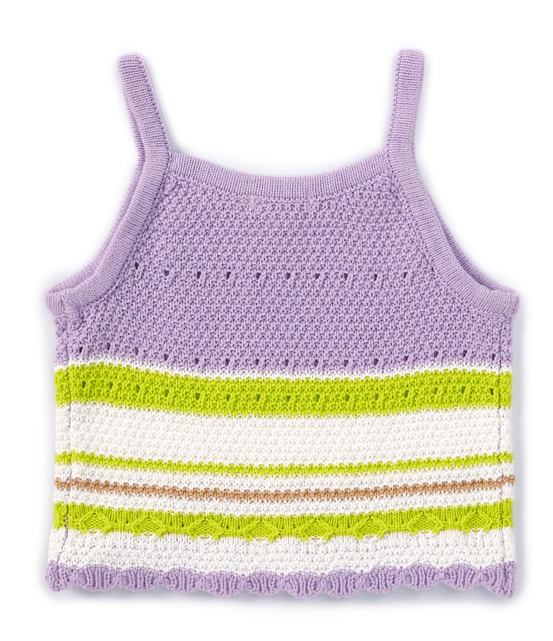 Habitual Big Girls 7-16 Crochet Tank Top