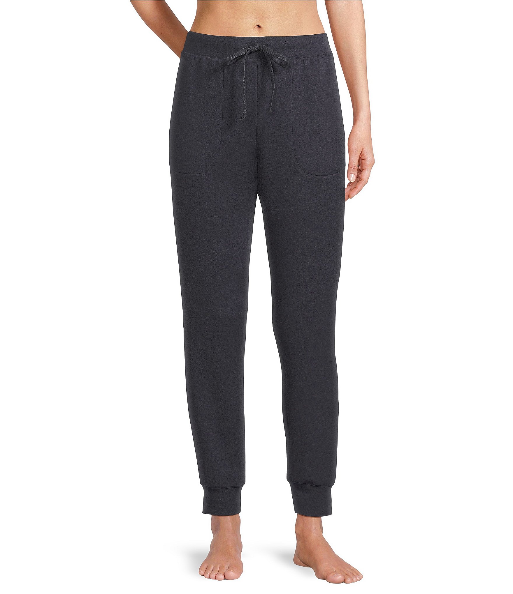 Half Moon By Modern Movement Scuba Knit Drawstring Tie Coordinating Lounge Pants
