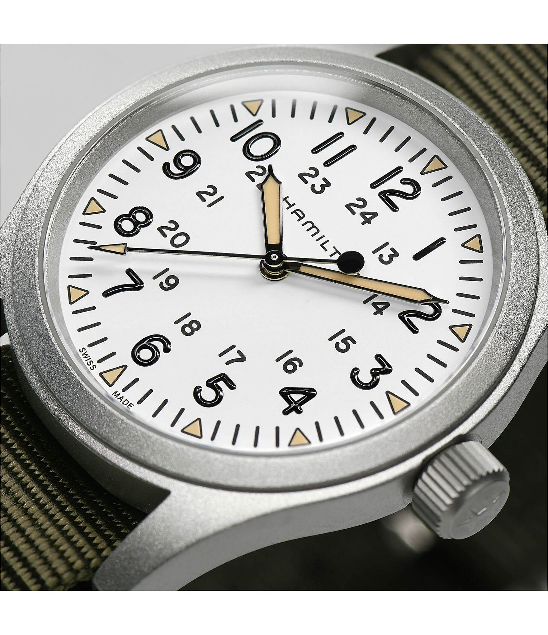 Hamilton Khaki Field Mechanical NATO Strap Watch