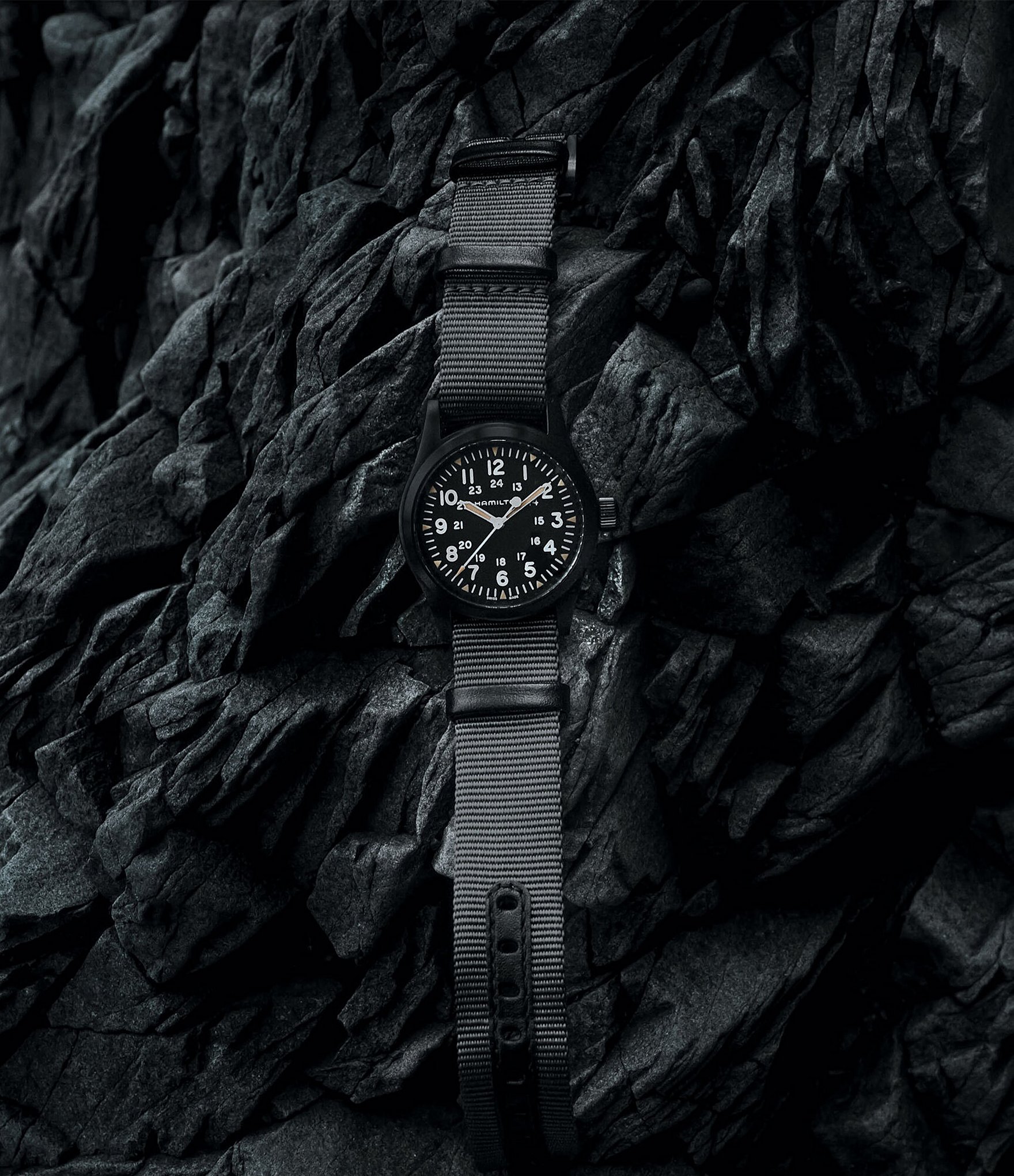 Hamilton Khaki Field Black Mechanical Watch