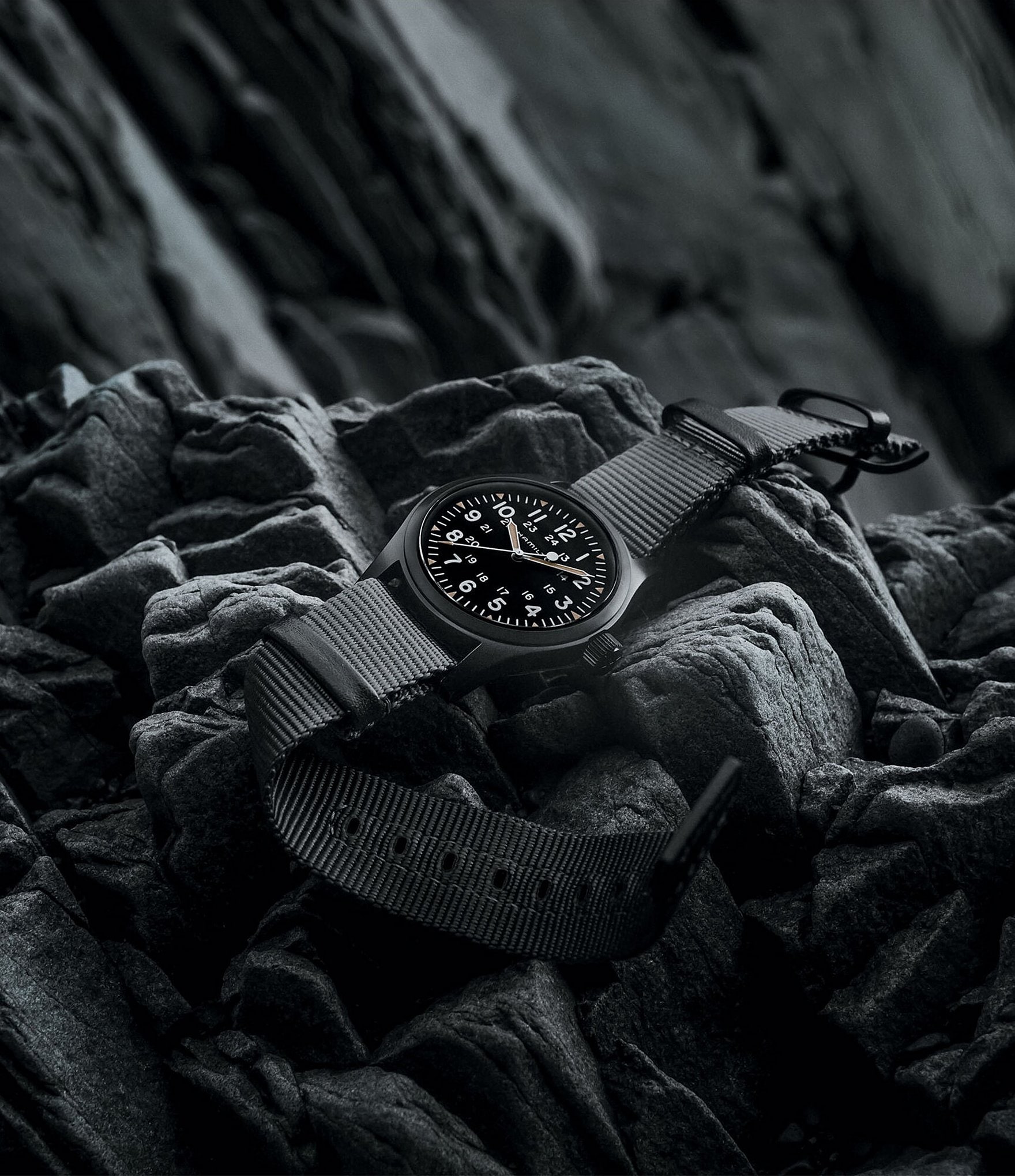 Hamilton Khaki Field Black Mechanical Watch