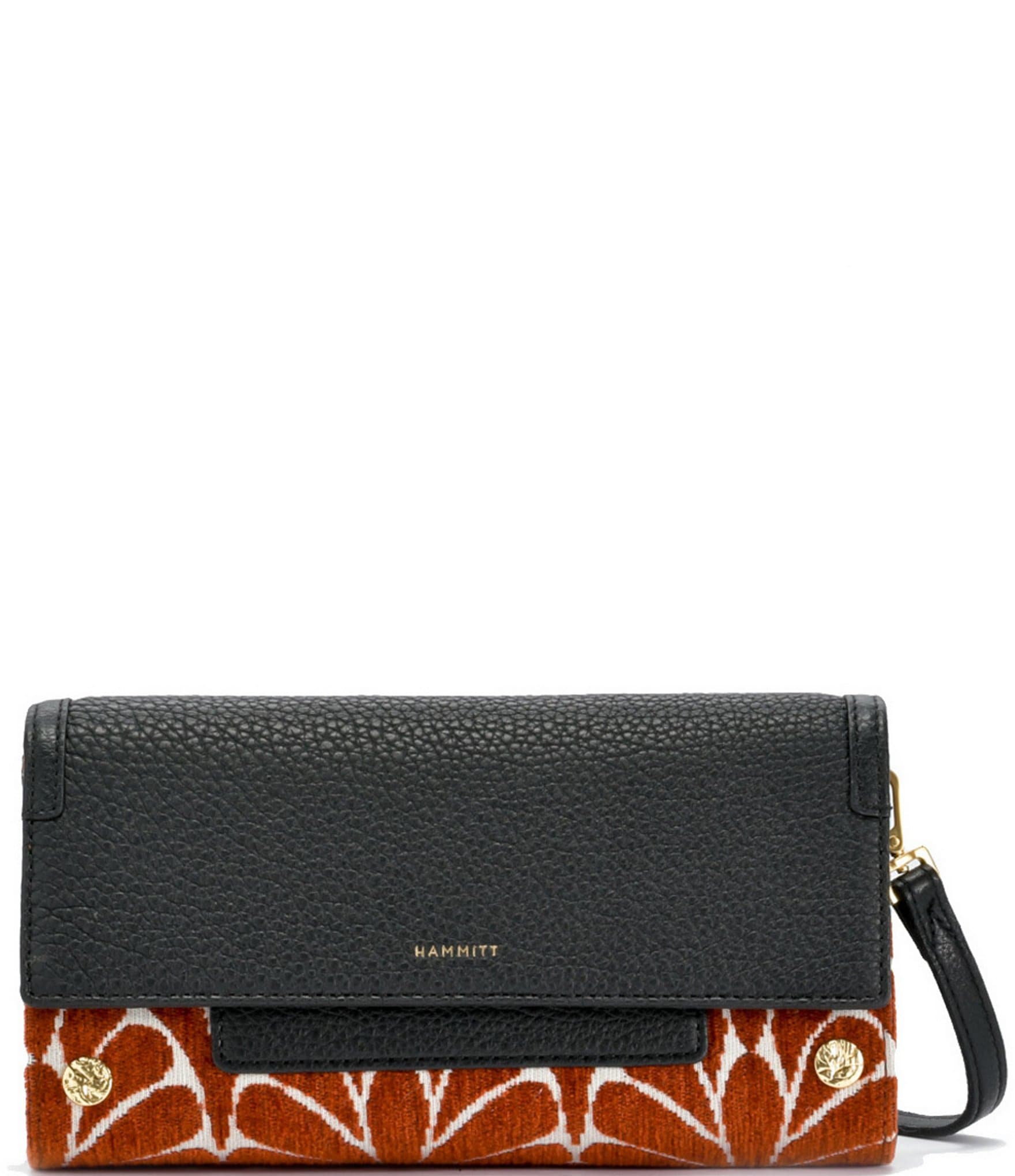 Hammitt AJ Texas Tapestry Leather Crossbody Clutch Bag | Dillard's