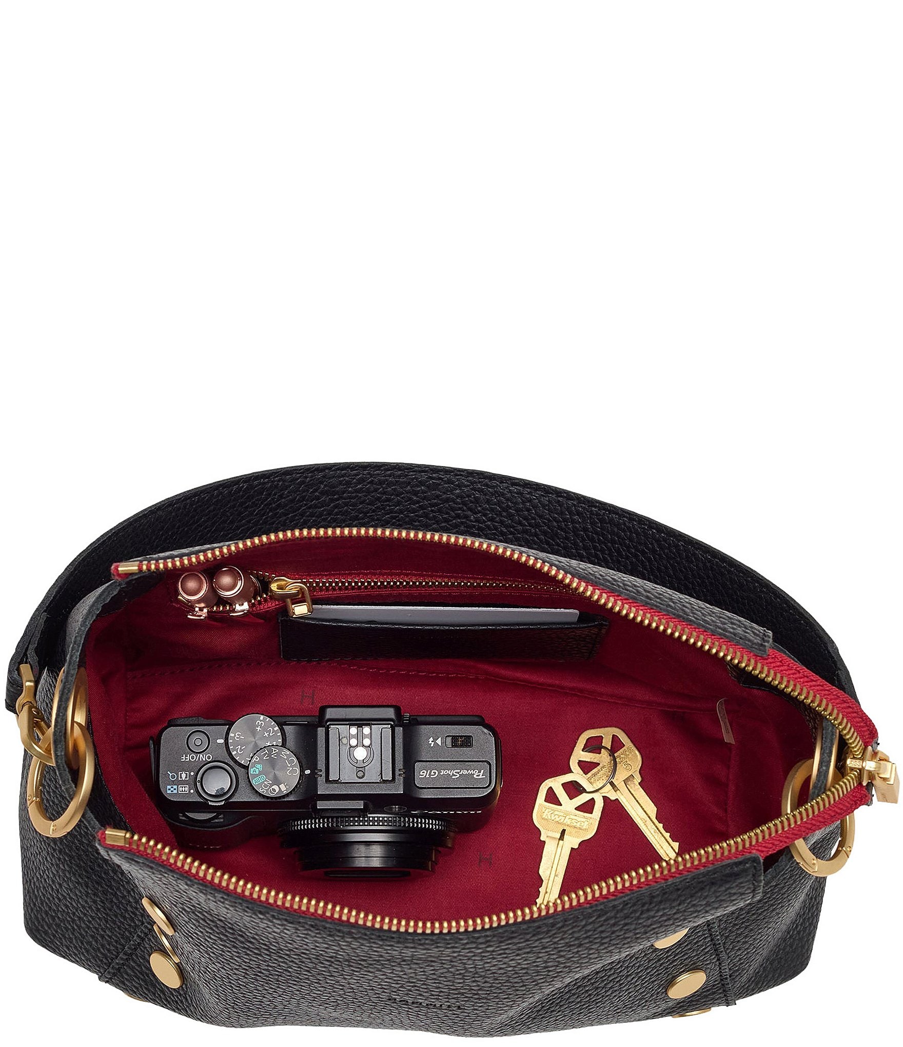 Hammitt Bryant Medium Pebbled Leather Shoulder Bag