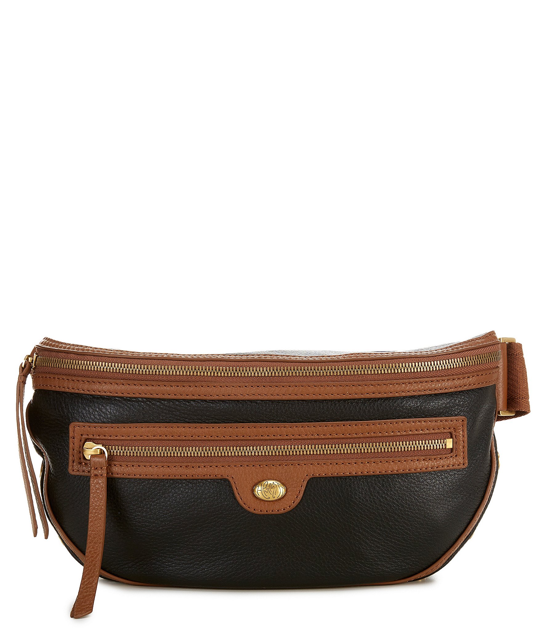 Hammitt Charles Contrast Trim Large Sling Belt Bag