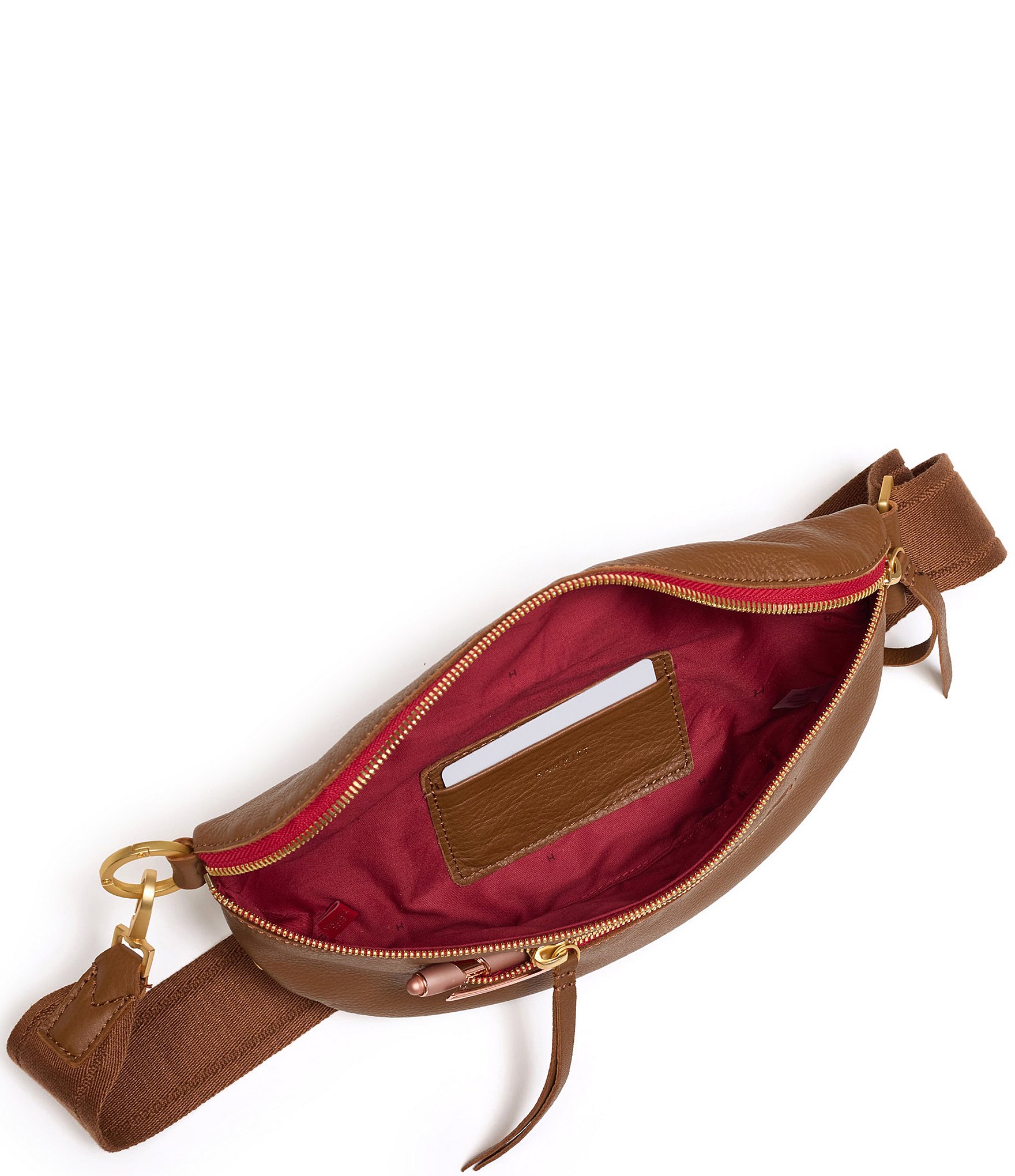 Hammitt Classic Charles Red Zipper Belt Bag