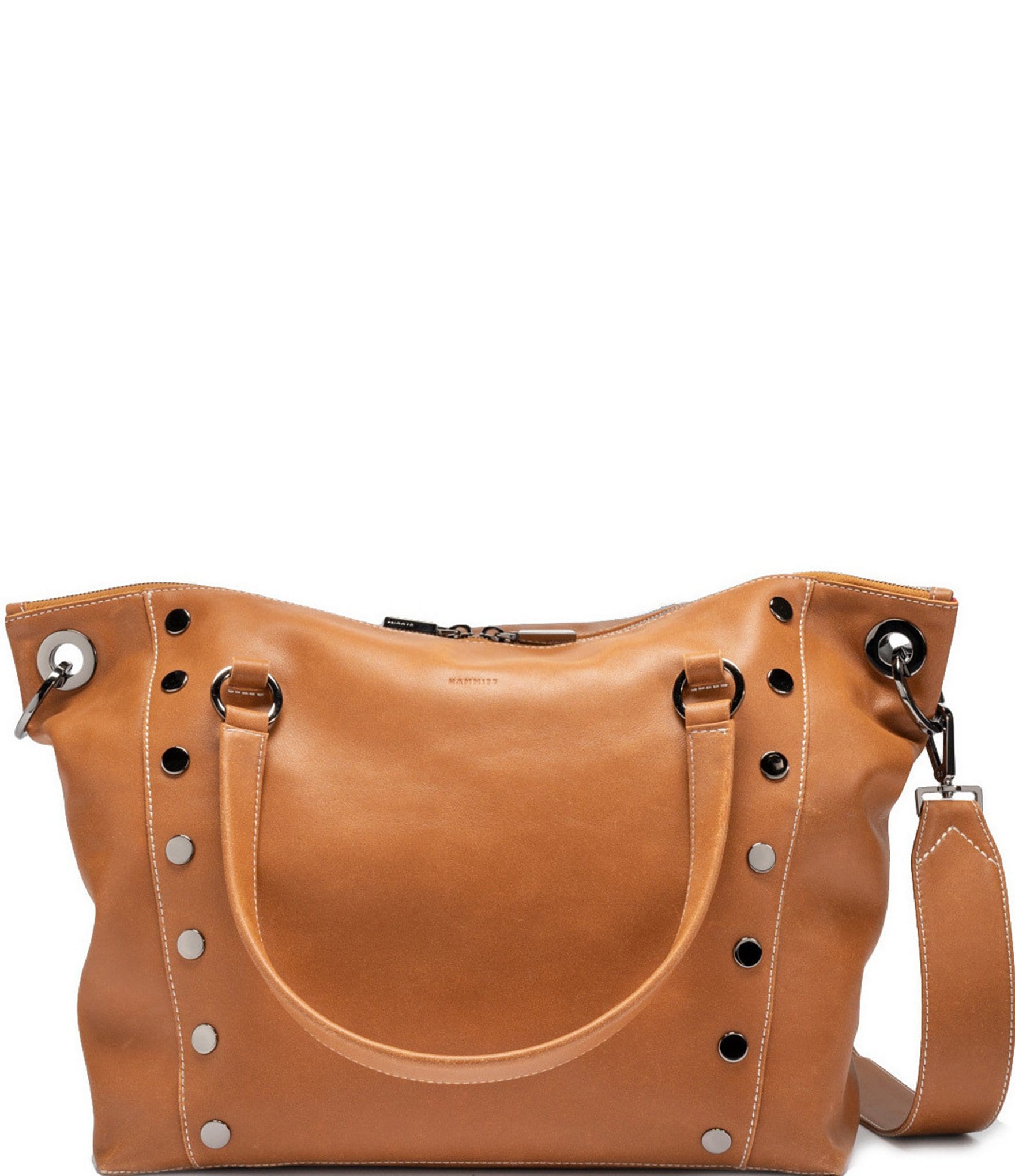 Hammitt Daniel Rivet Large Studded Leather Satchel Bag