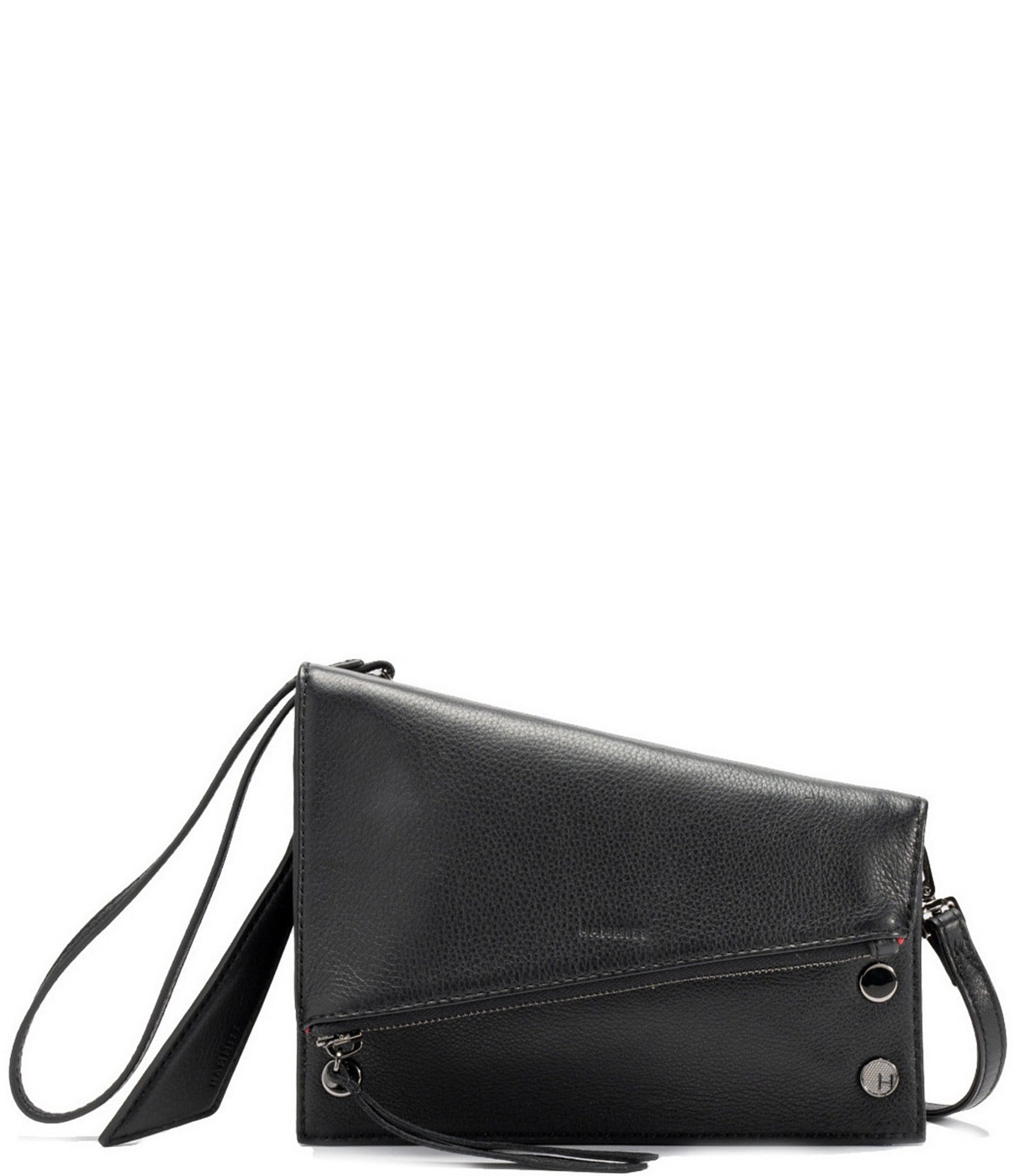 Hammitt Curtis Gunmetal Hardware Clutch Crossbody Bag