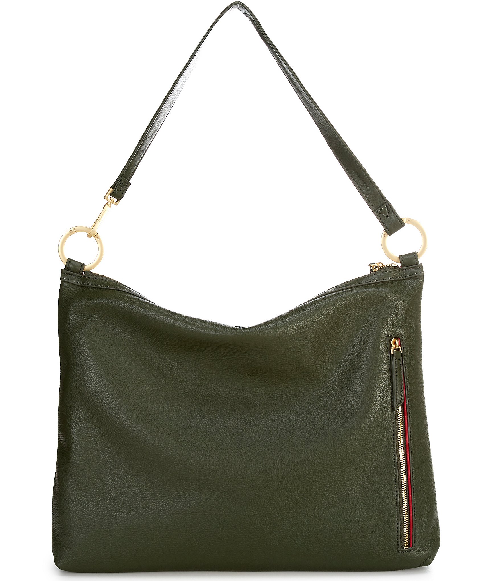 Hammitt Kyle Large Brushed Gold Canvas Shoulder Bag