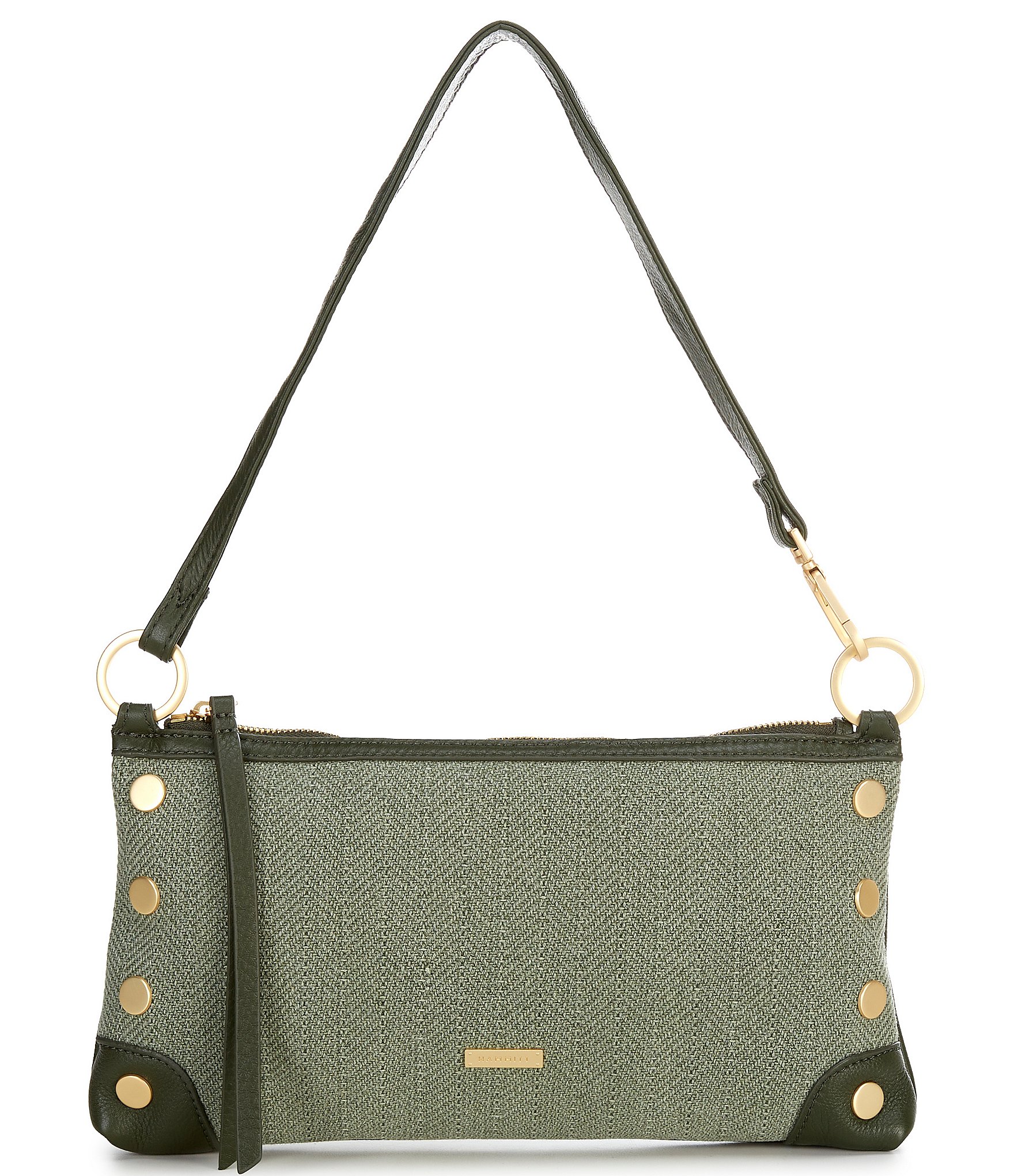 Hammitt Kyle Contrast Trim Studded Shoulder Bag