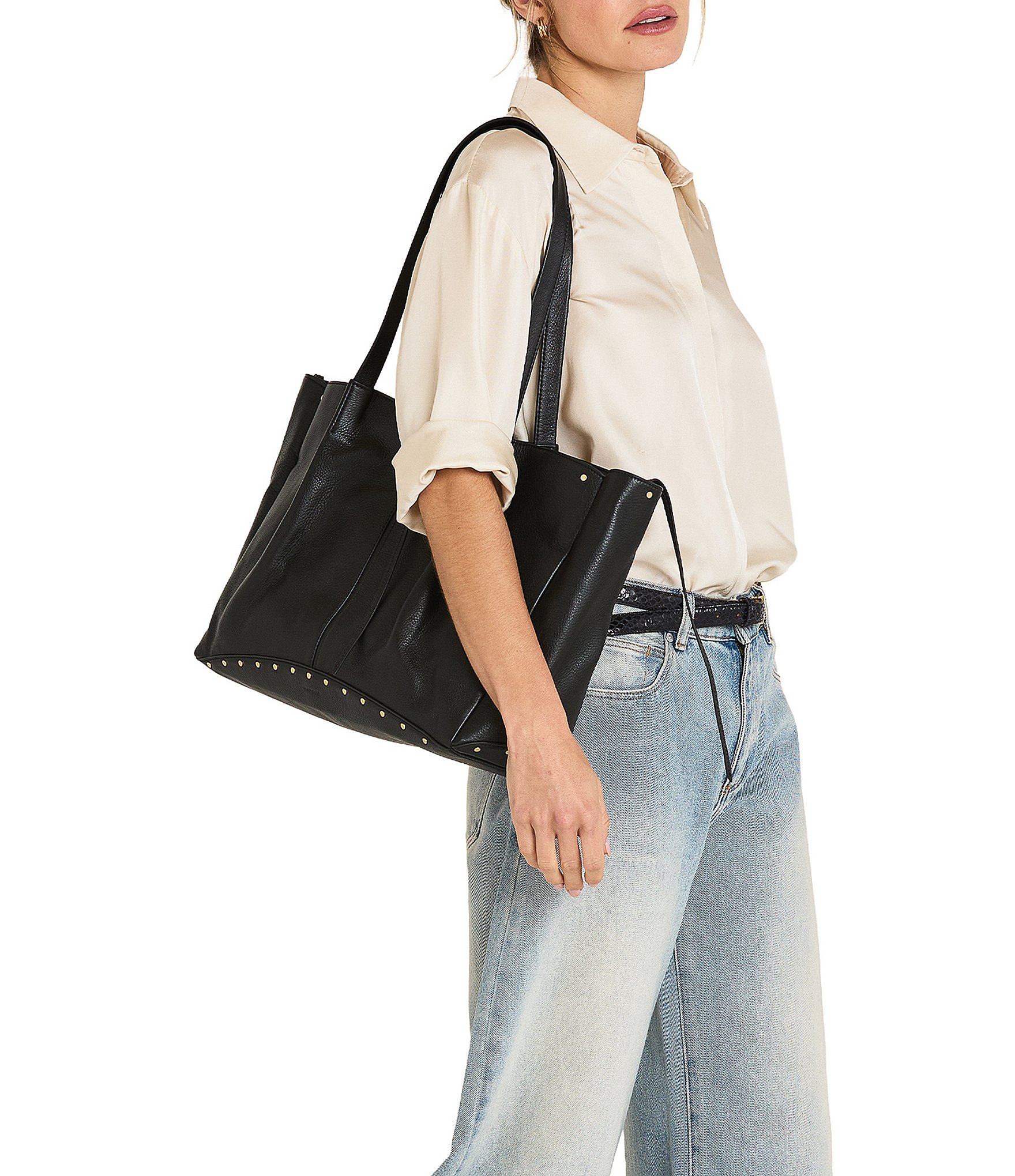 Hammitt Meryl Studded Carryall Shoulder Bag