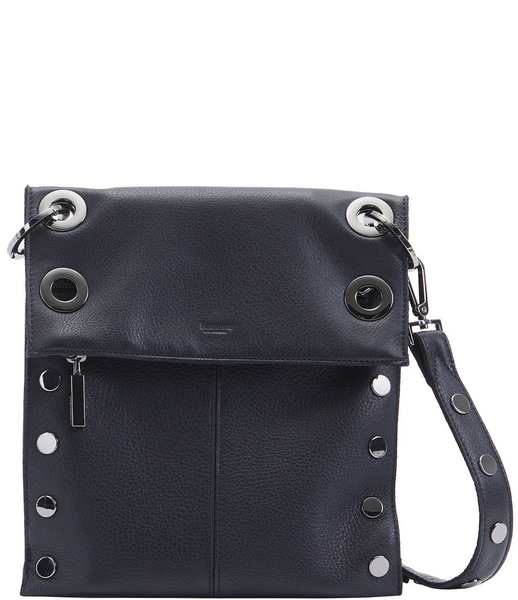 Hammitt Montana Leather Crossbody Bag, Black