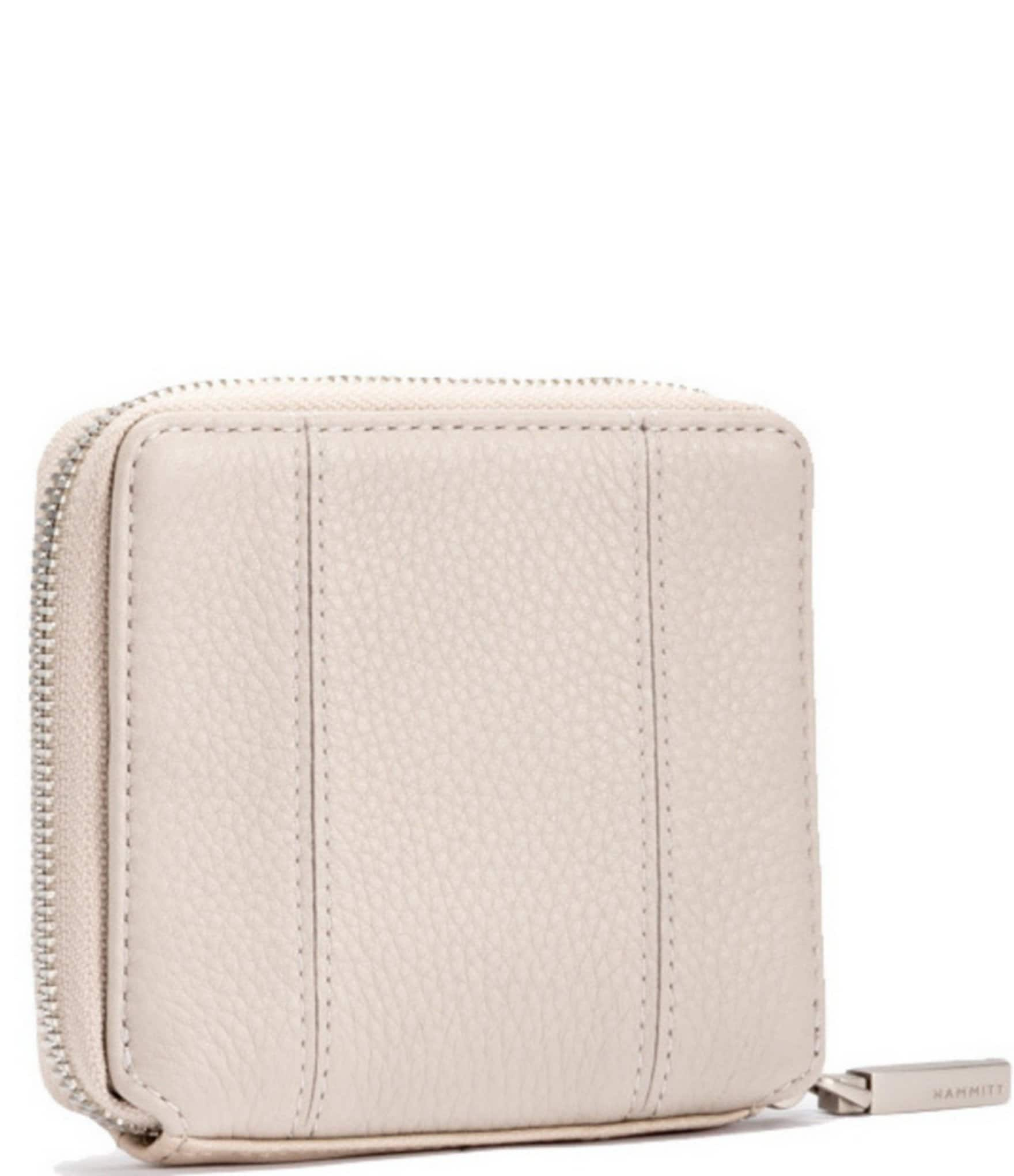 Hammitt North Silver Studded Pebble Leather Wallet