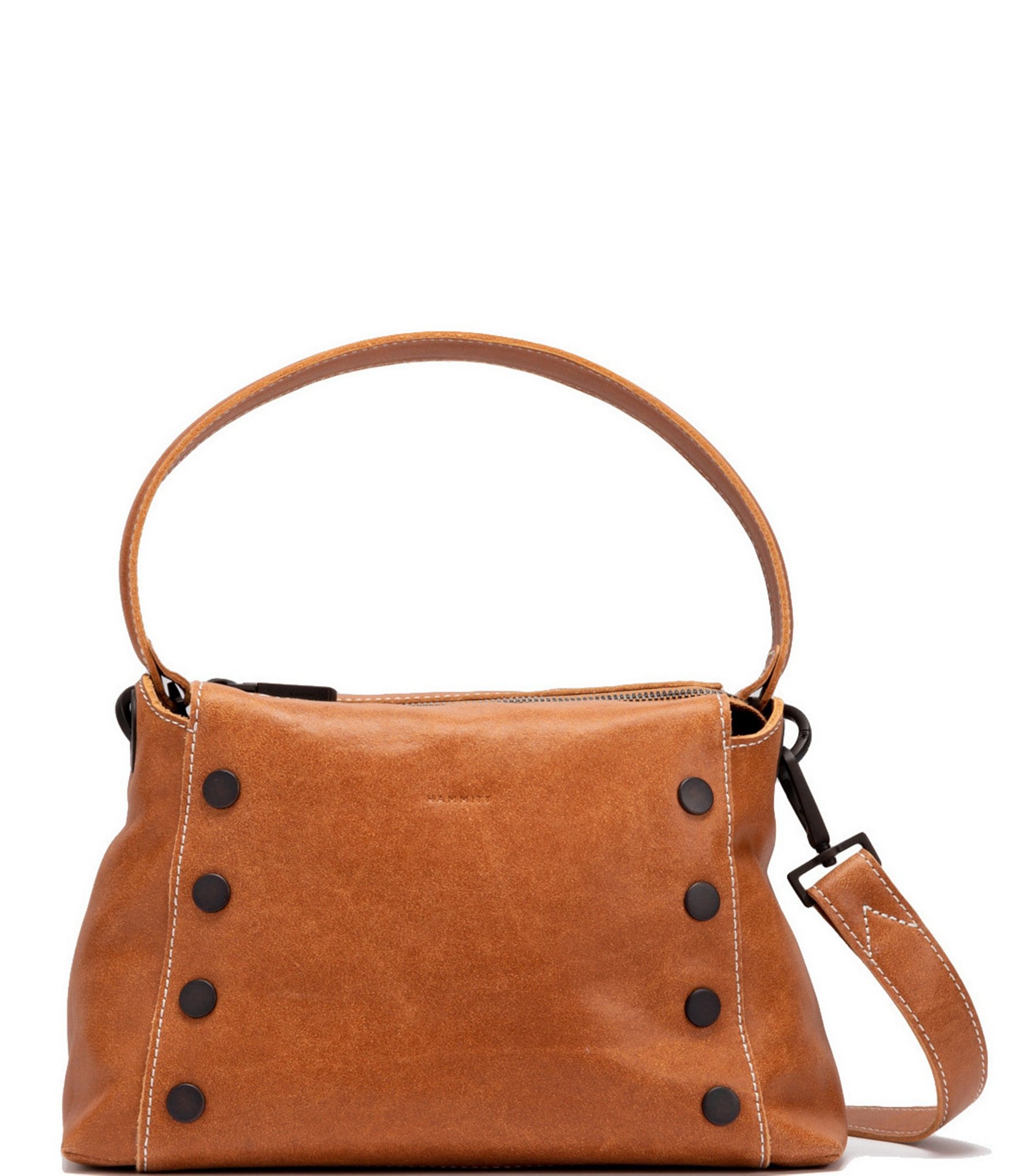 Hammitt Saddle Tan Bryant Medium Studded Chain Strap Leather Shoulder ...