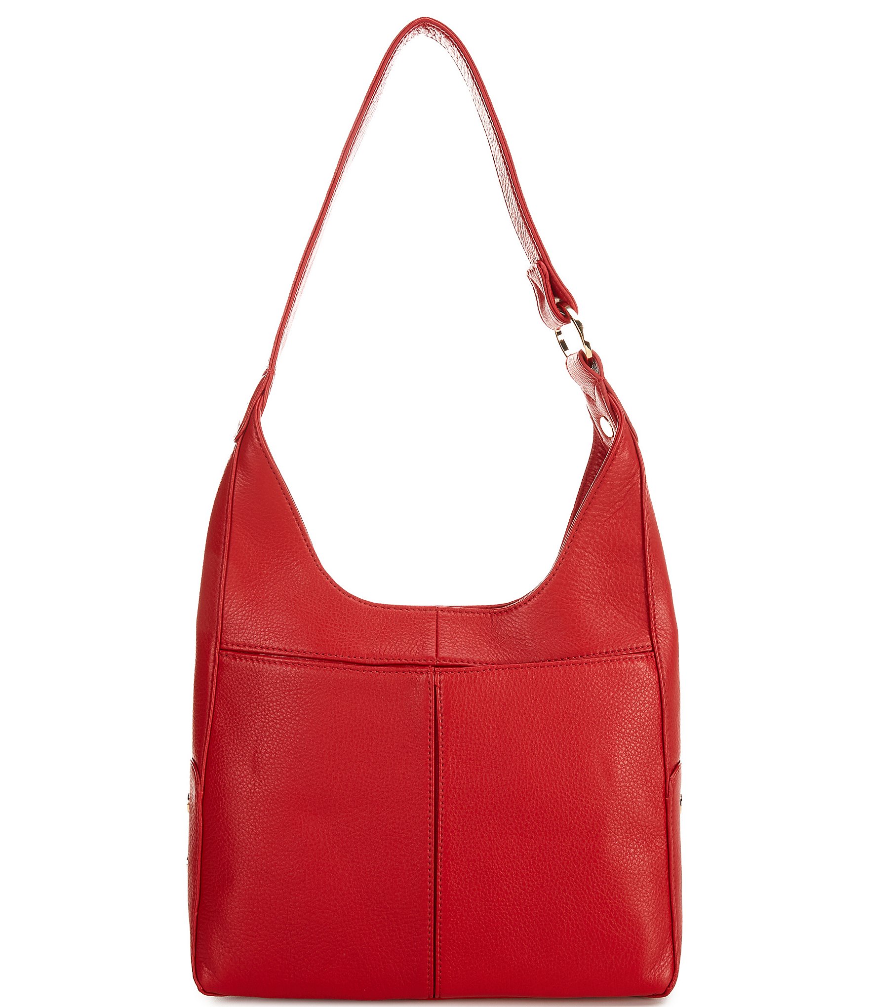 Hammitt Tim Medium Pebble Leather Gold Stud Shoulder Bag