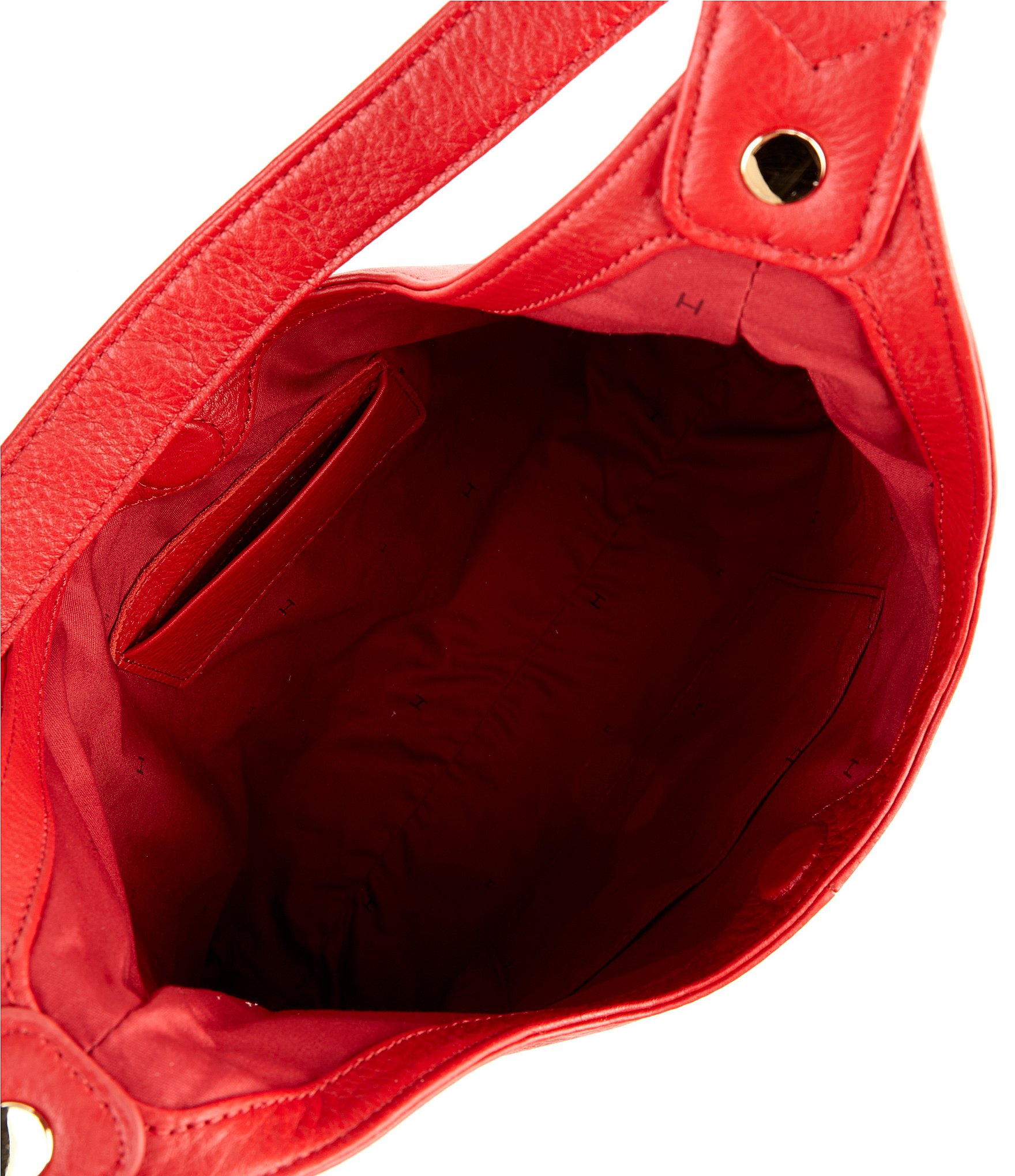 Hammitt Tim Medium Pebble Leather Gold Stud Shoulder Bag