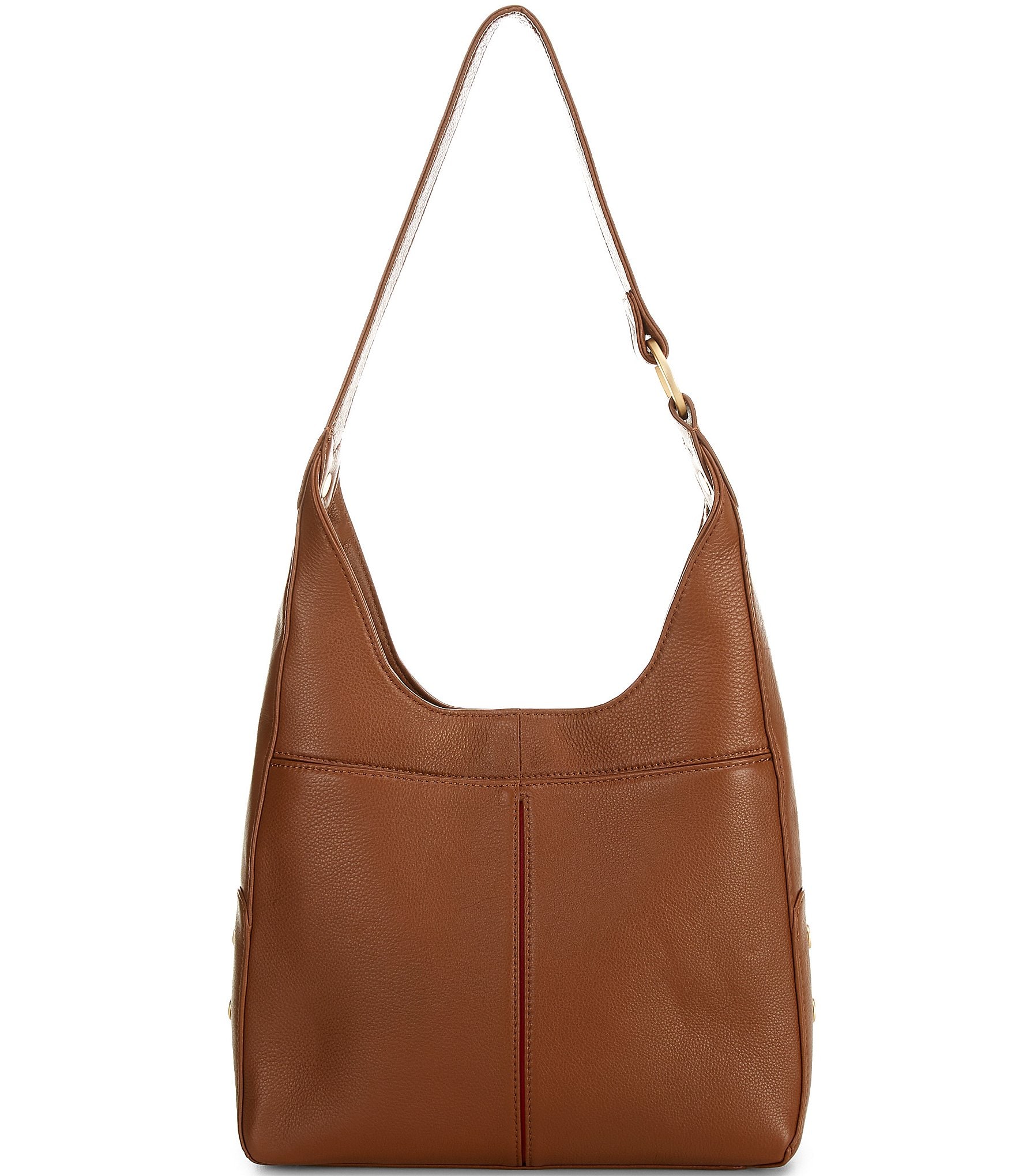 Hammitt Tim Medium Pebble Leather Gold Stud Shoulder Bag