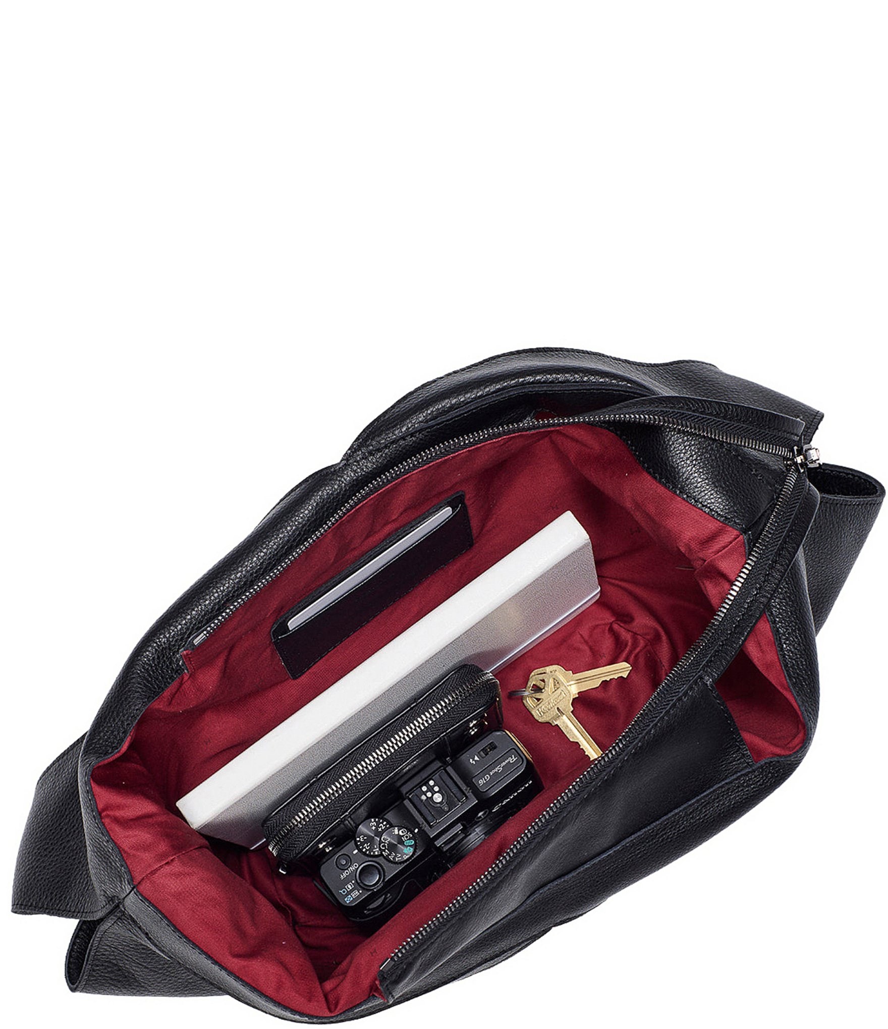 Hammitt Tom Gunmetal Slouchy Hobo Shoulder Bag