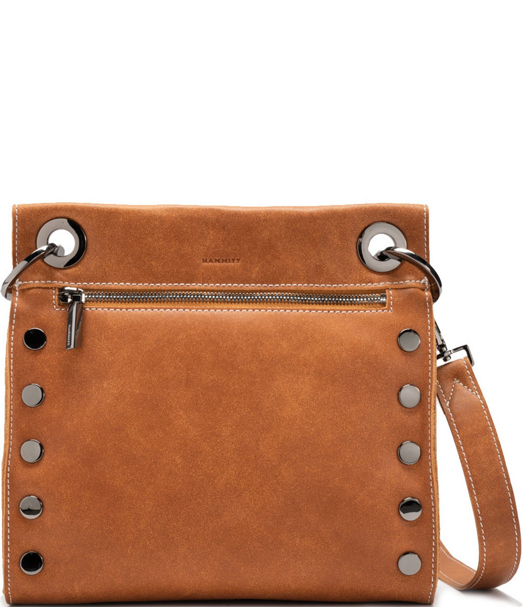 Hammitt Tony Gunmetal Hardware Studded Medium Crossbody Bag