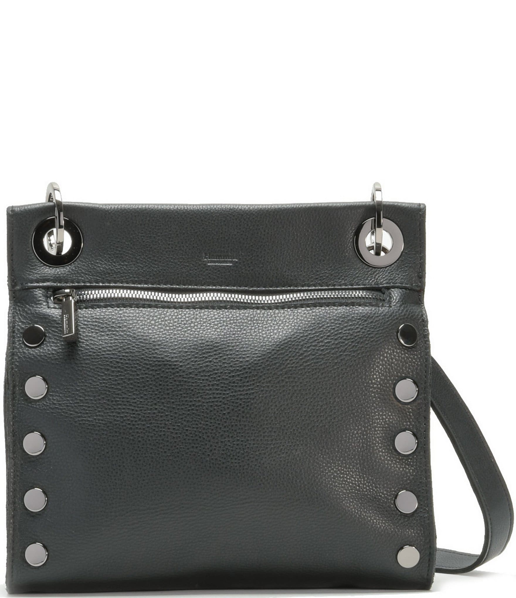 Hammitt Tony Black Studded Medium Crossbody Bag | Dillard's