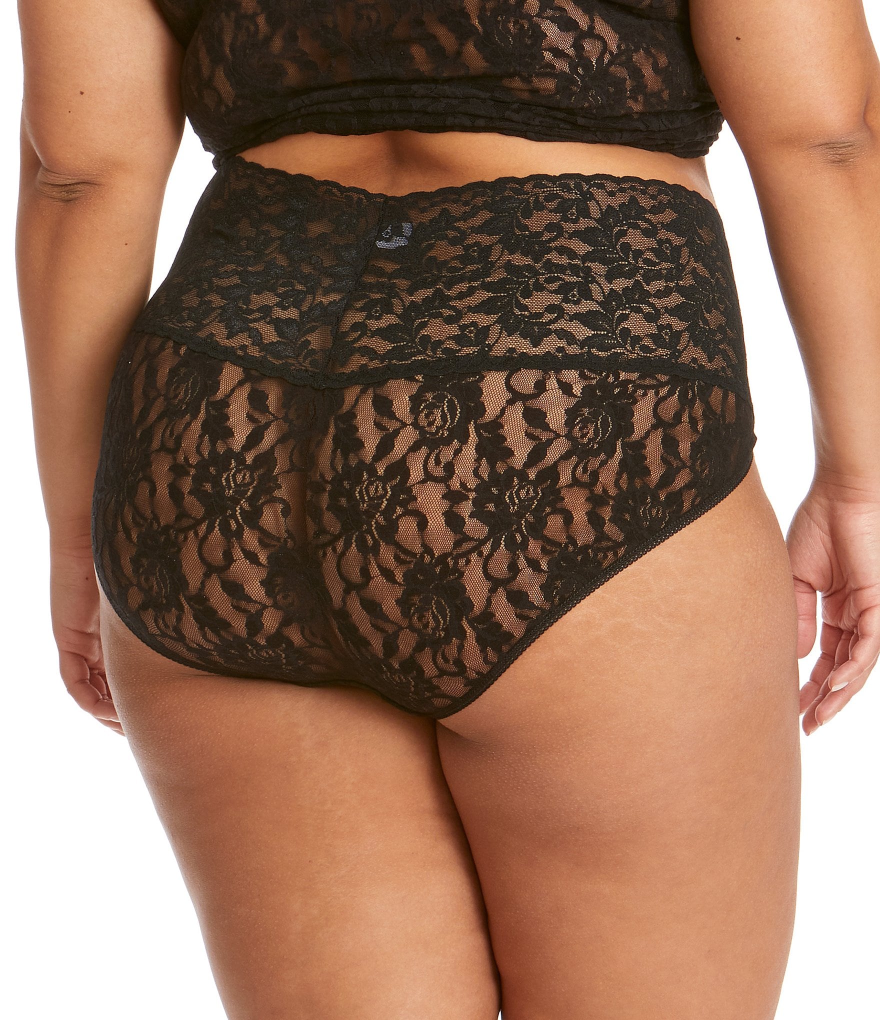 Hanky Panky Plus Size Retro Lace V-kini Panty