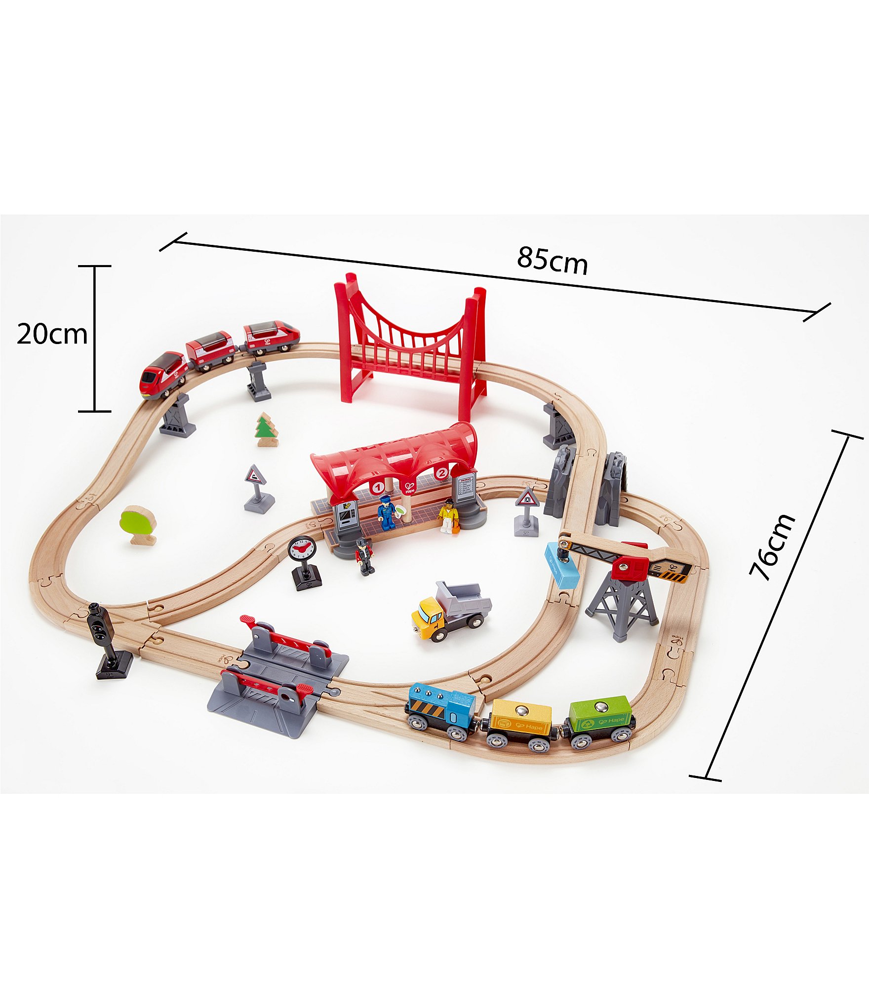 Hape Busy City Railroad Set