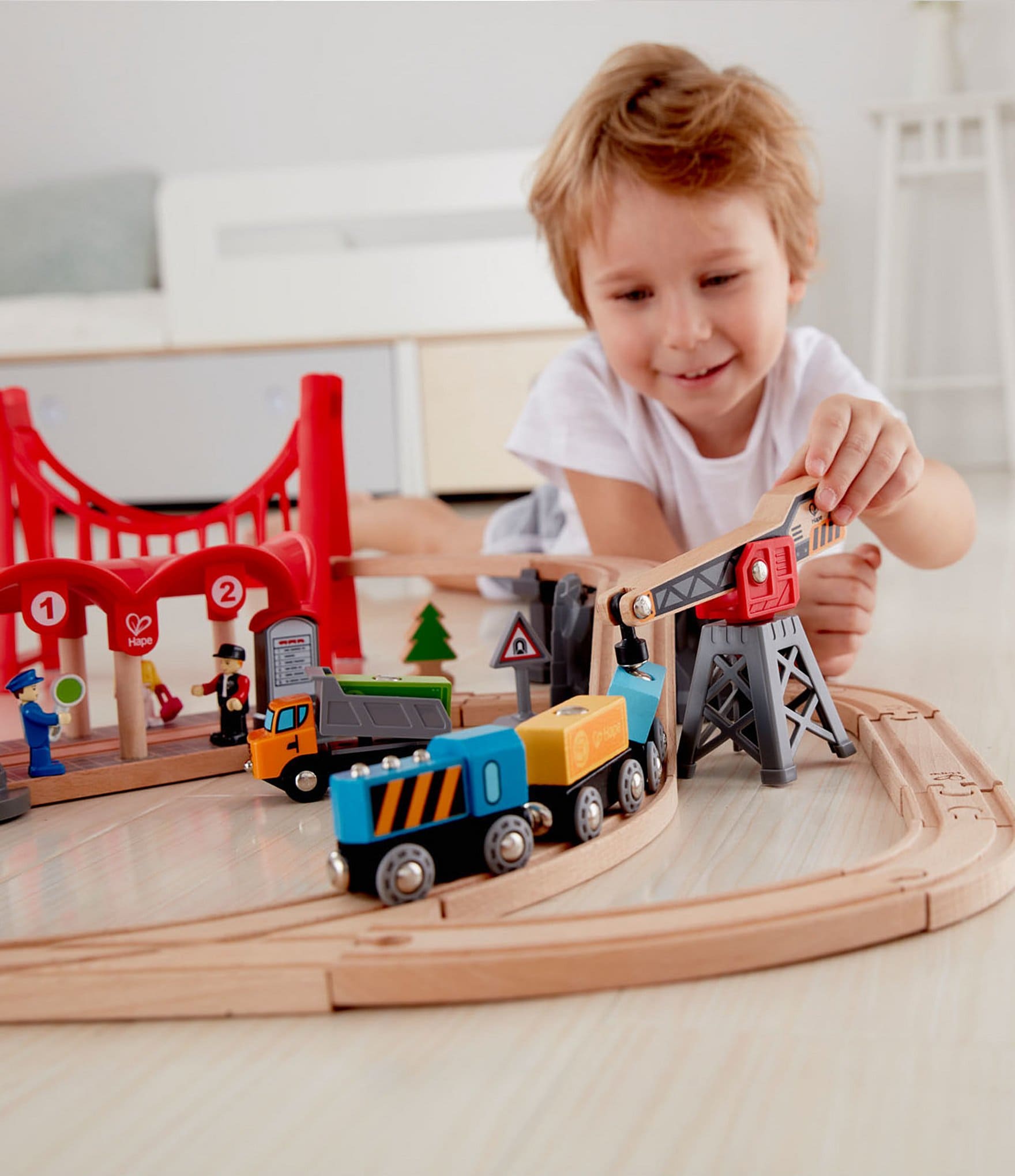 Hape Busy City Railroad Set