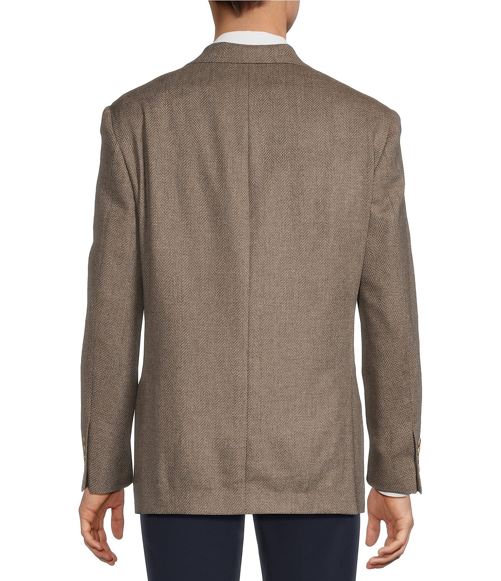 Hart Schaffner Chicago Classic Fit Herringbone Sport Coat