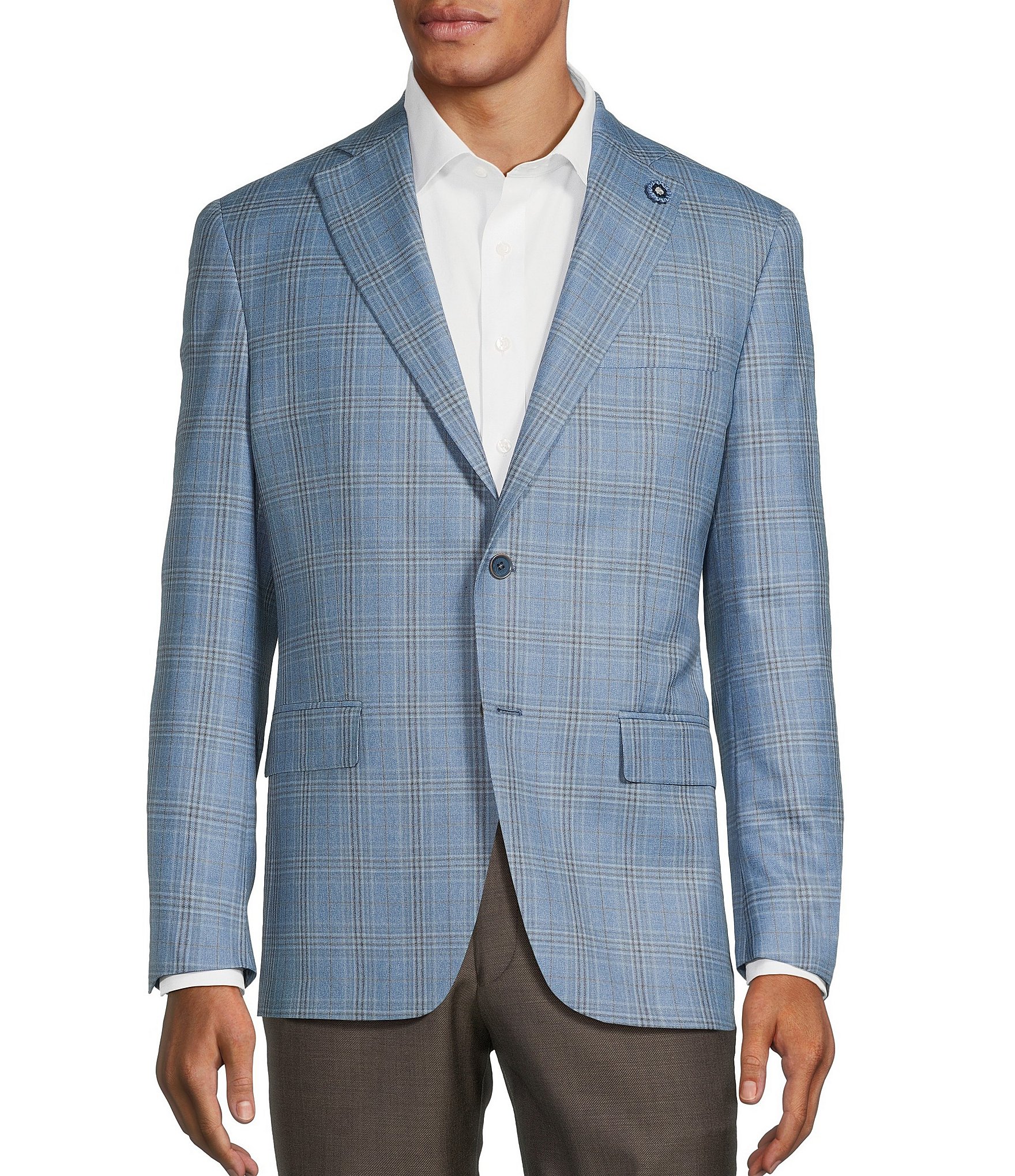 Hart Schaffner Marx Chicago Classic Fit Plaid Pattern Sport Coat ...