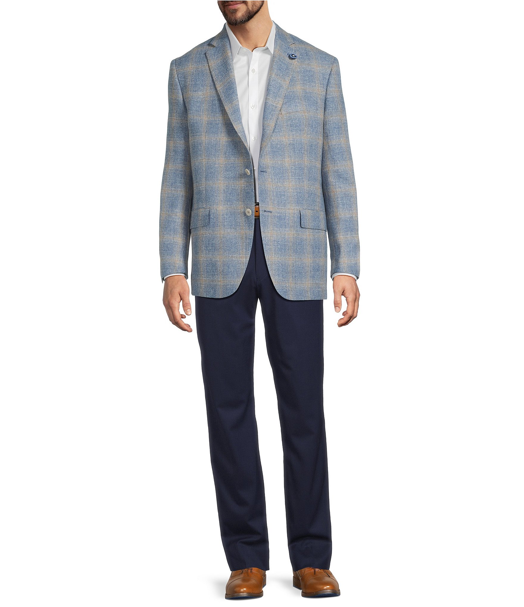 Hart Schaffner Marx Chicago Classic Fit Plaid Sport Coat