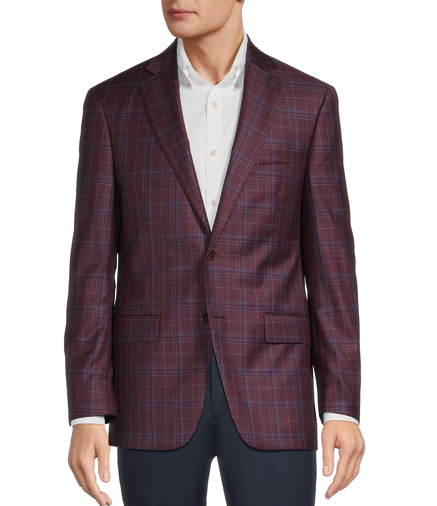 Hart Schaffner Marx Chicago Classic Fit Plaid Sport Coat