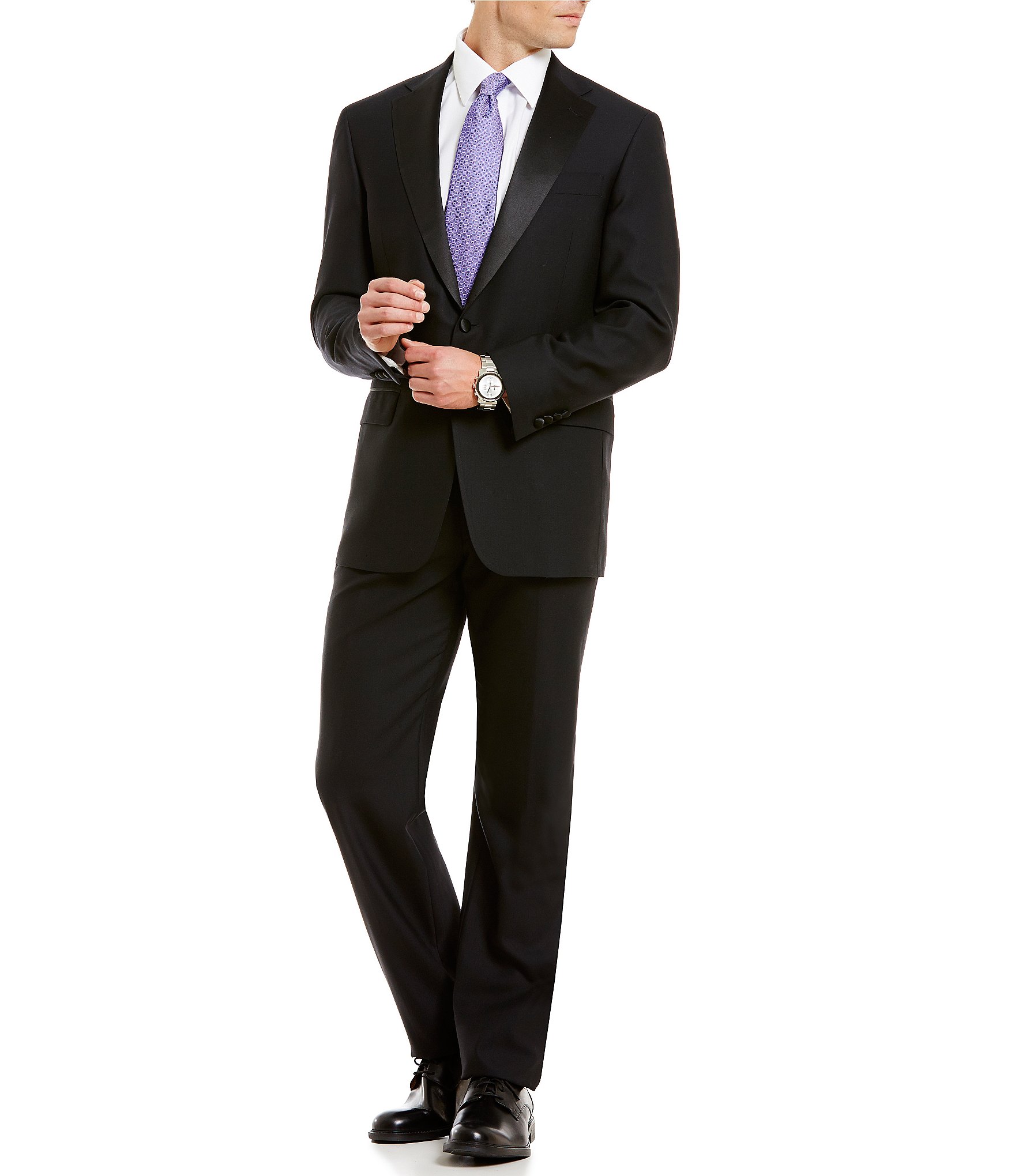 Hart Schaffner Marx Chicago Classic Fit Pleated 2-Piece Tuxedo