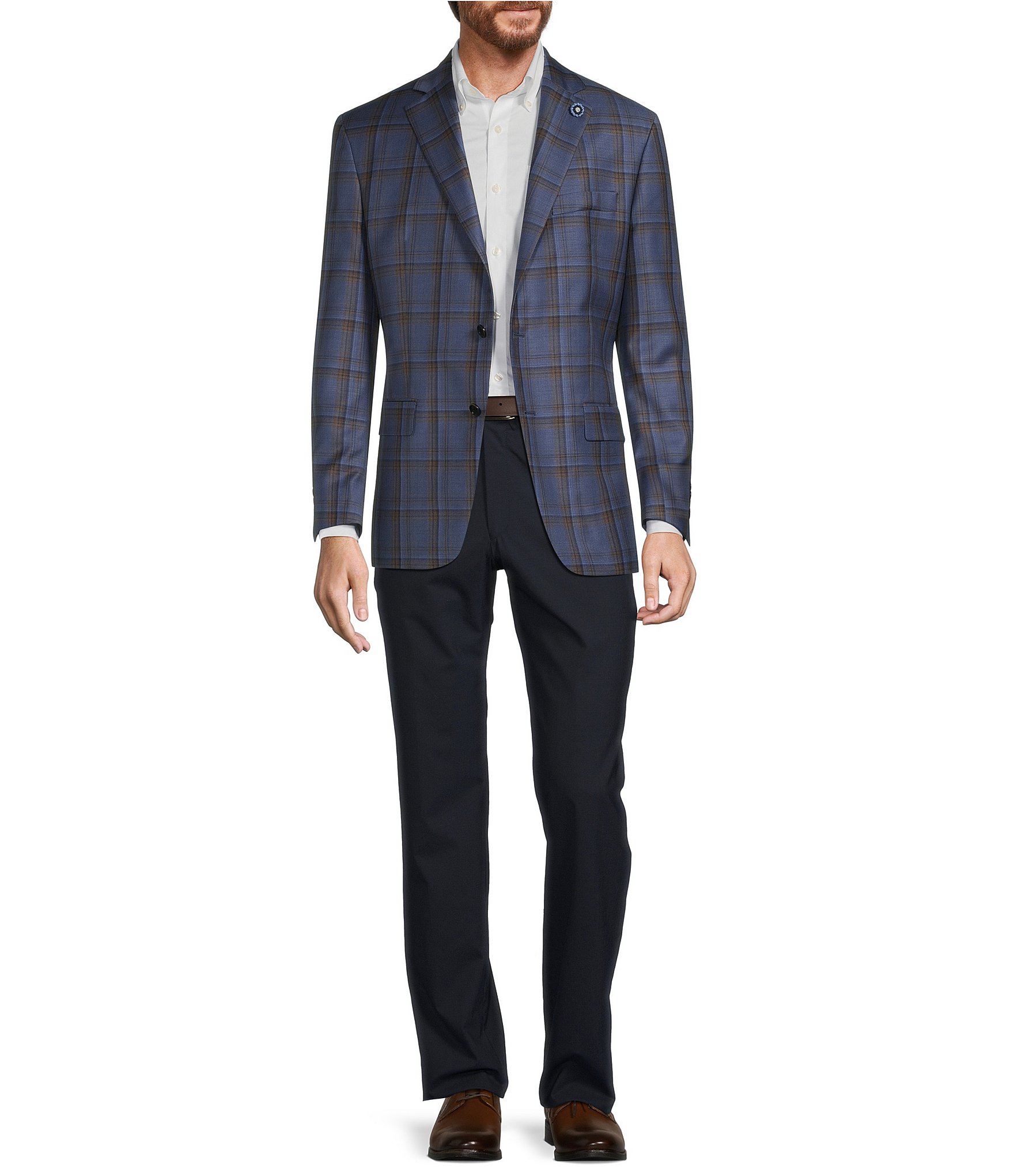 Hart Schaffner Marx Chicago Fit Plaid Sport Coat